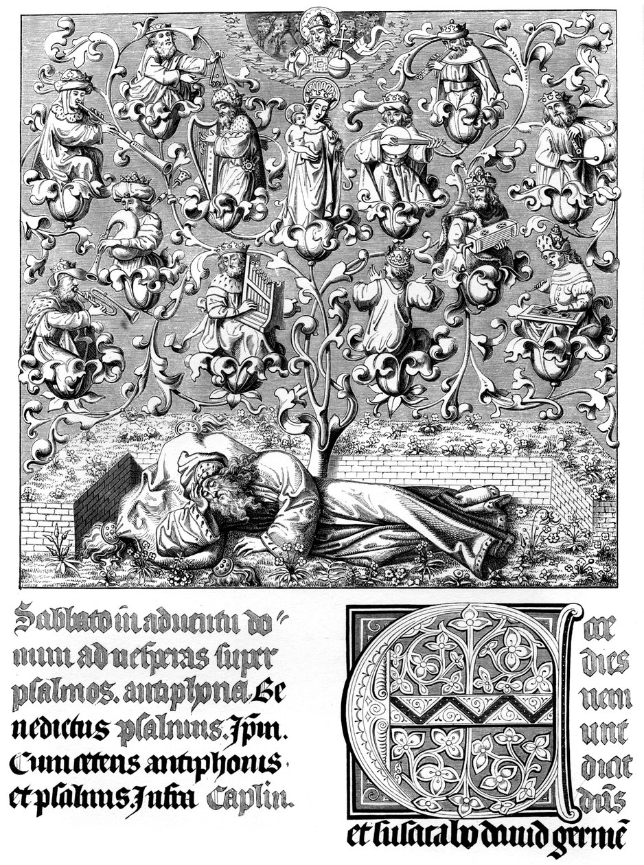 Nebeský koncert, 15. století 1849. od Bisson and Cottard