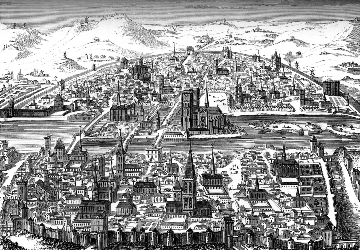 Paříž, Francie, 1607. od Bisson and Cottard