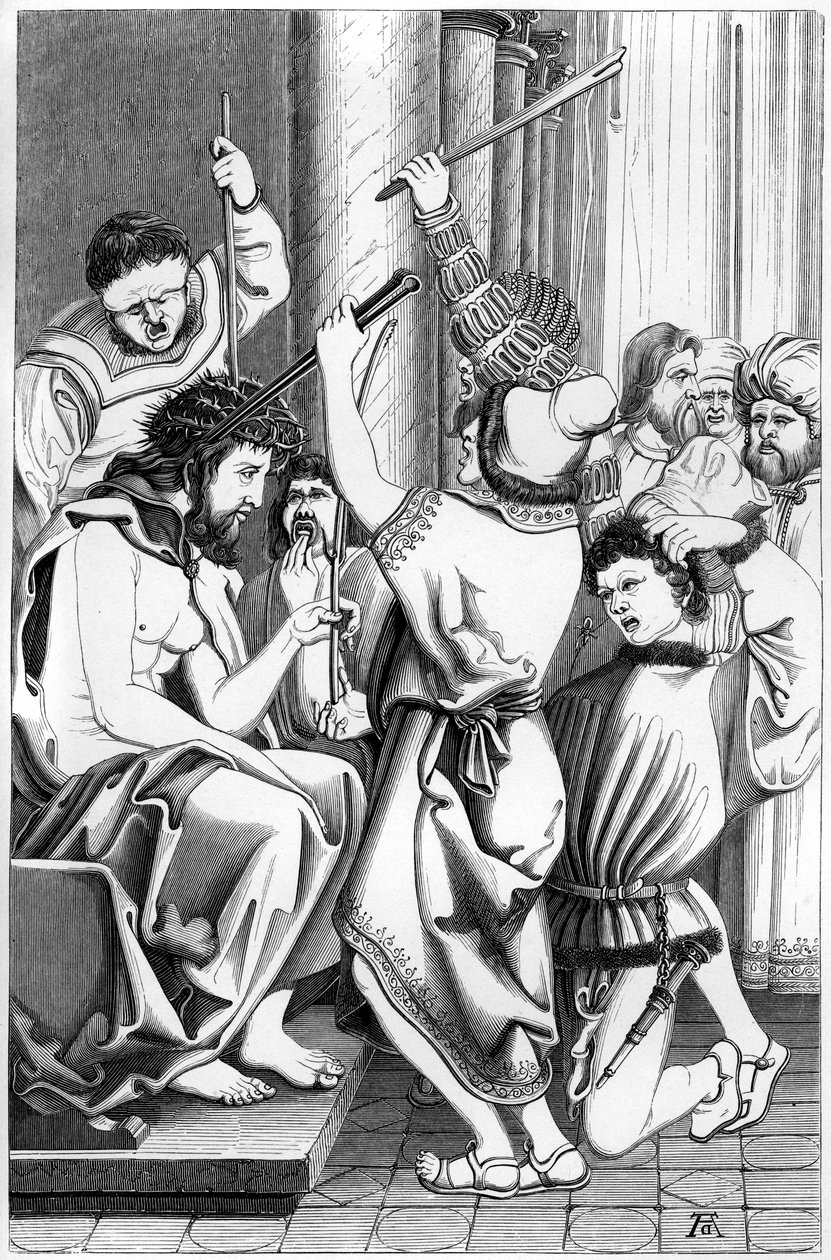 Posmívání Kristu, 16. století 1849. od Bisson and Cottard