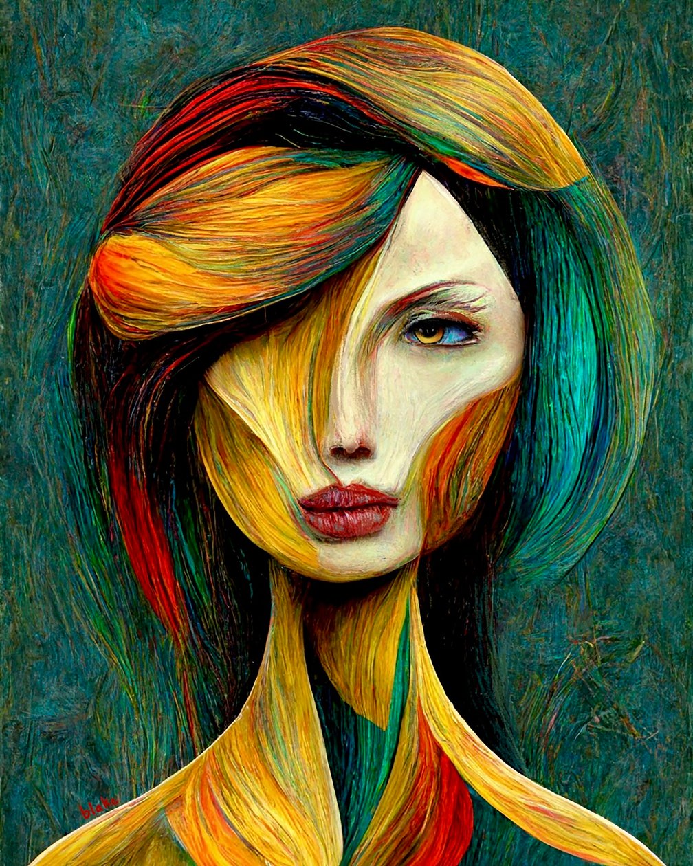 Turning Women Into Wood, cca 2022 (digitální umění) od Blake Munch
