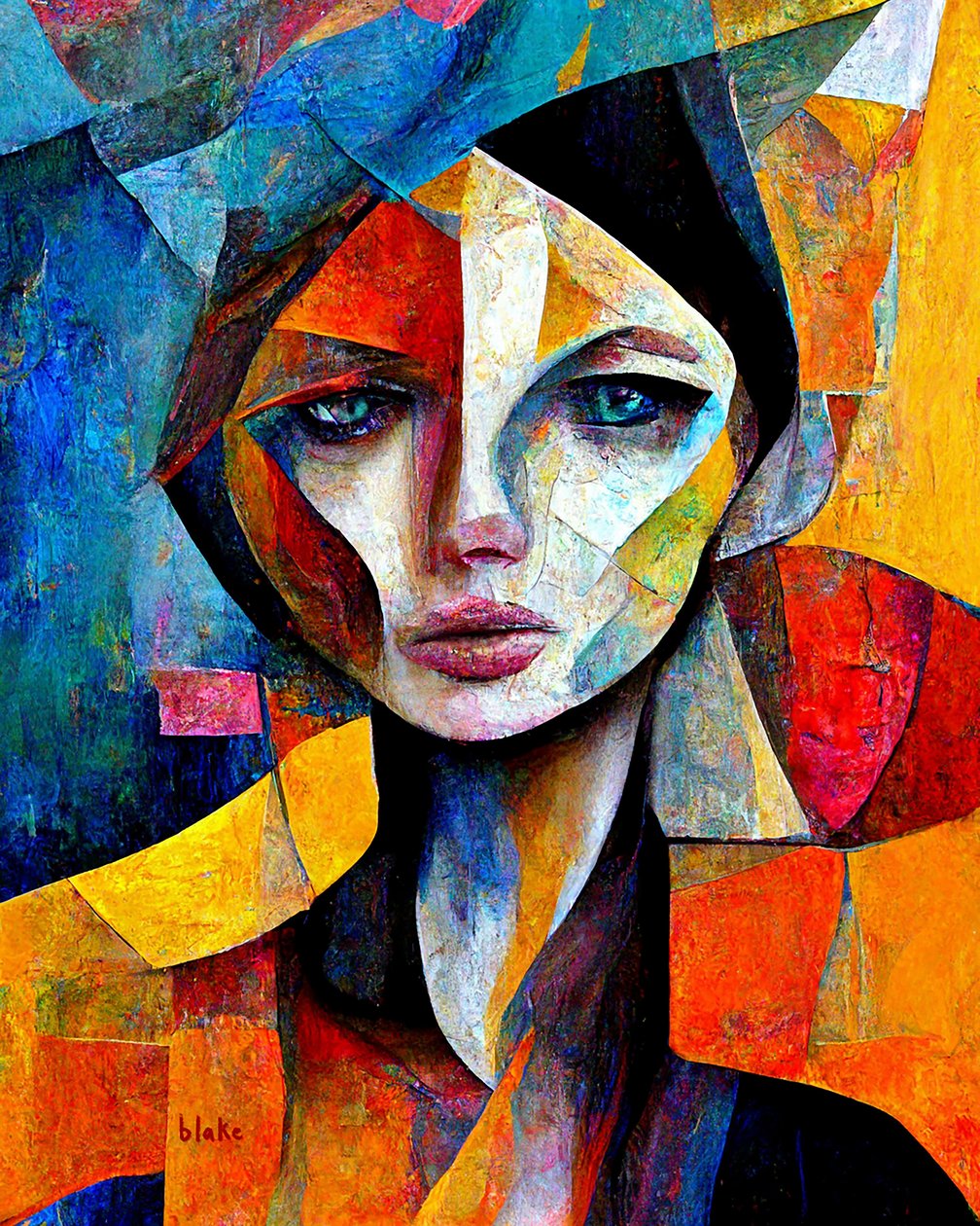 Your Skin Makes Me Cry, c.2022 (digitální umění) od Blake Munch