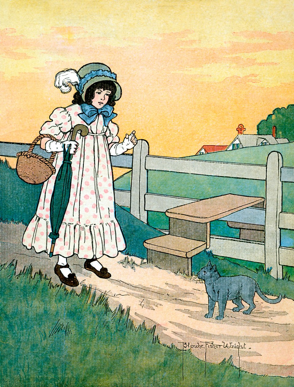 Pussey-Cat Pussey-Cat, ilustrovaná Blanche Fisher Wright od Blanche Fisher Wright