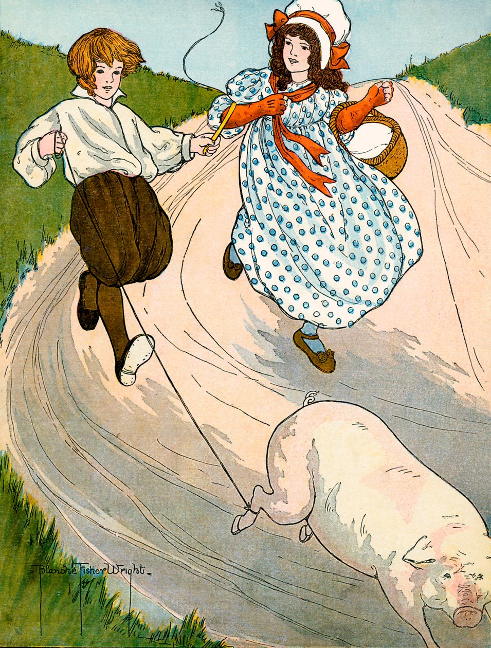 Na trh, ilustroval Blanche Fisher Wright od Blanche Fisher Wright