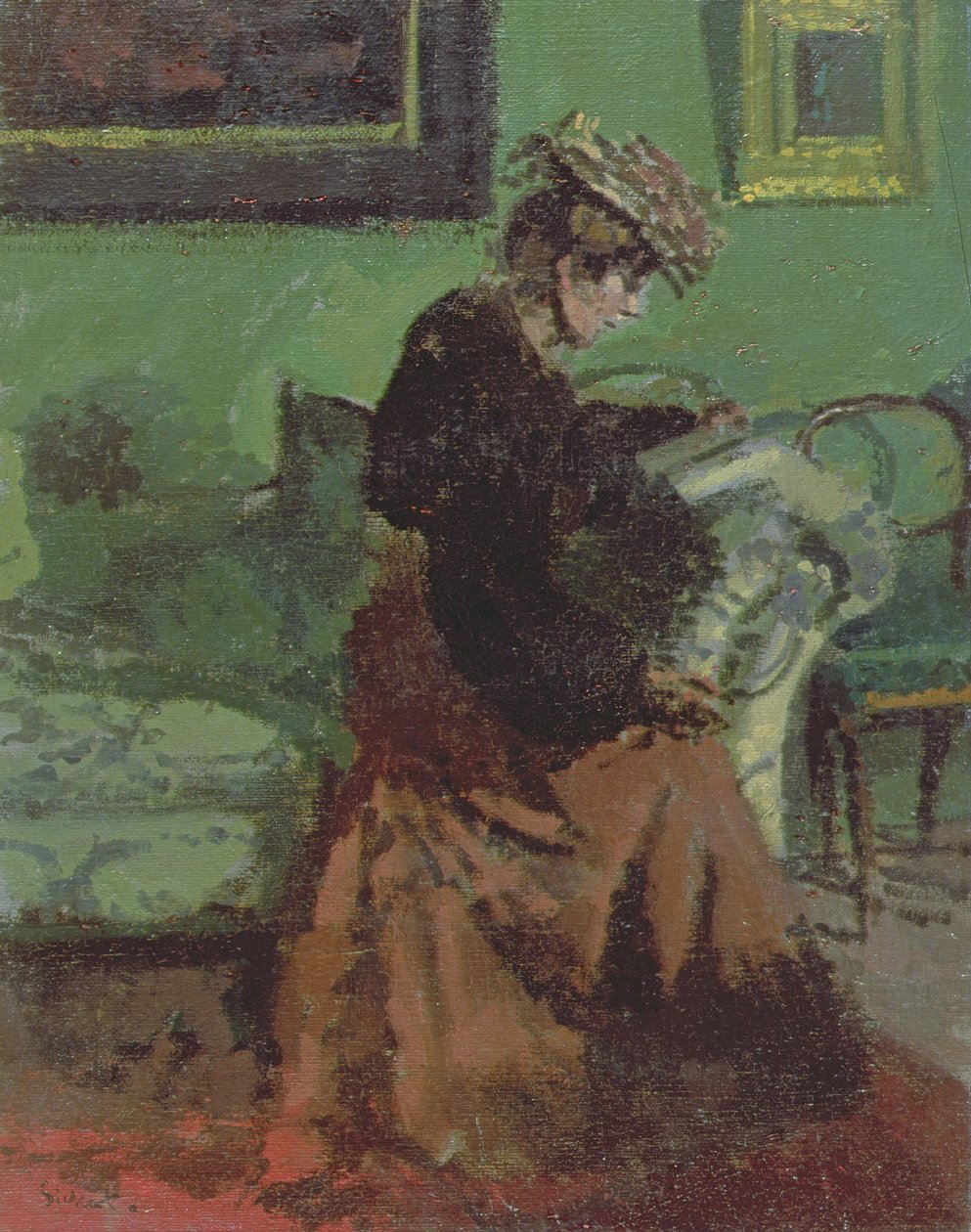 Stromy v Giverny od Blanche Hoschede Monet