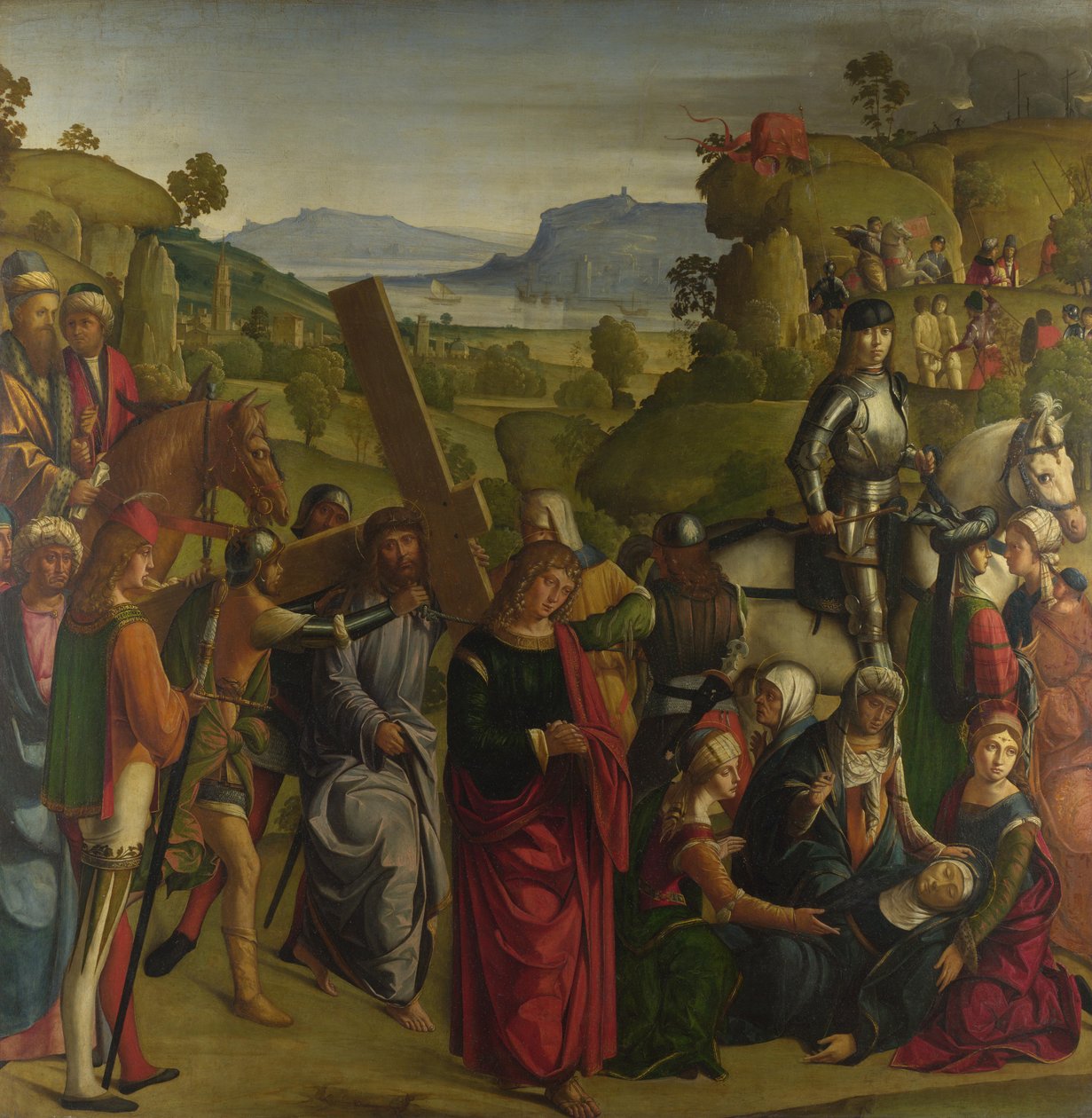 Kristus nesoucí kříž a Panna Maria omdlévající od Boccaccio Boccaccino