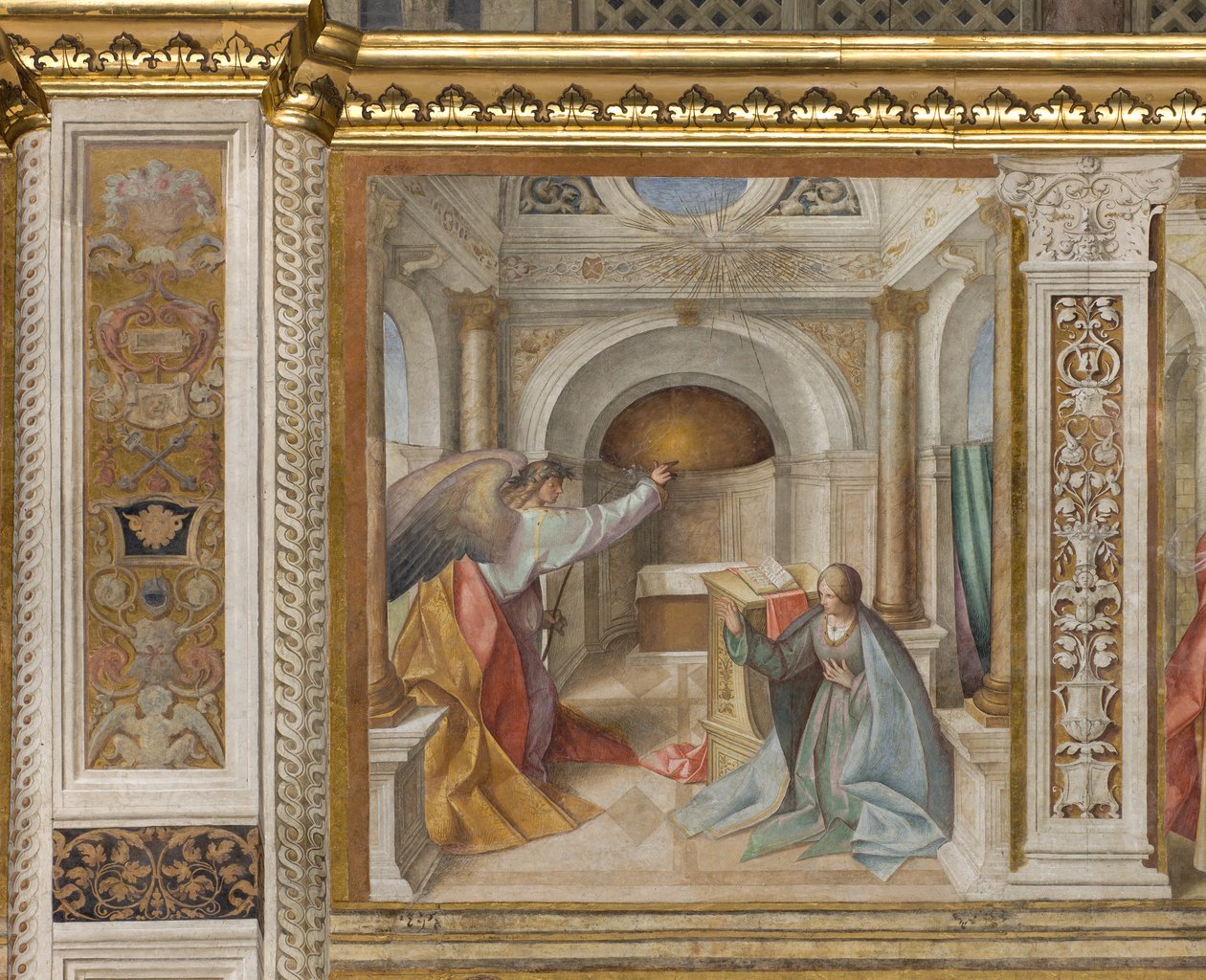 Central Ave, Thirad North Span, Annunciation, Bosikakchio Bokkaksino 1915-16 od Boccaccio Boccaccino