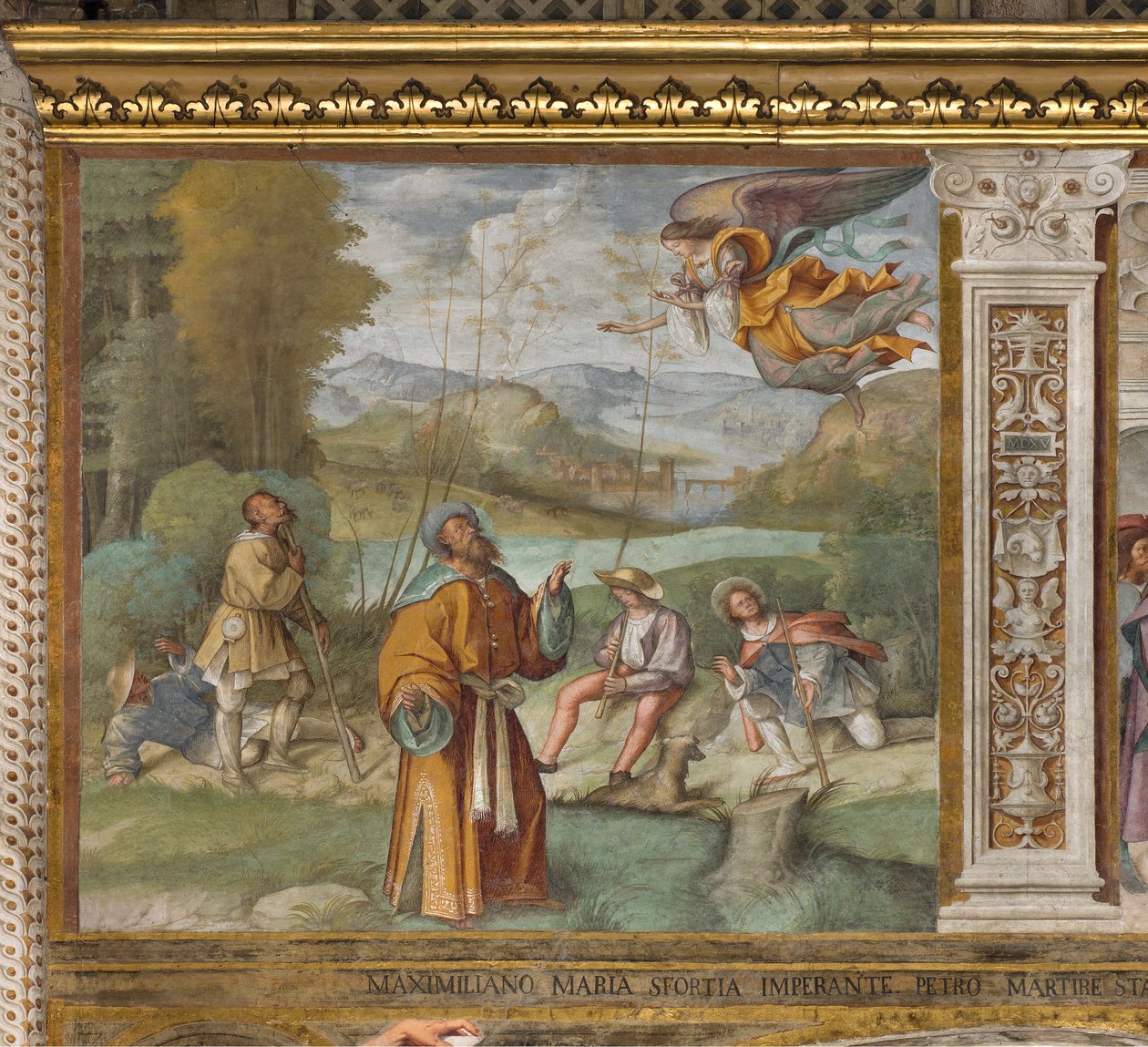 Central Aisle, First North Span, Oznámení pro Gioacchino, Boccaccio Boccaccino 1514-15 od Boccaccio Boccaccino