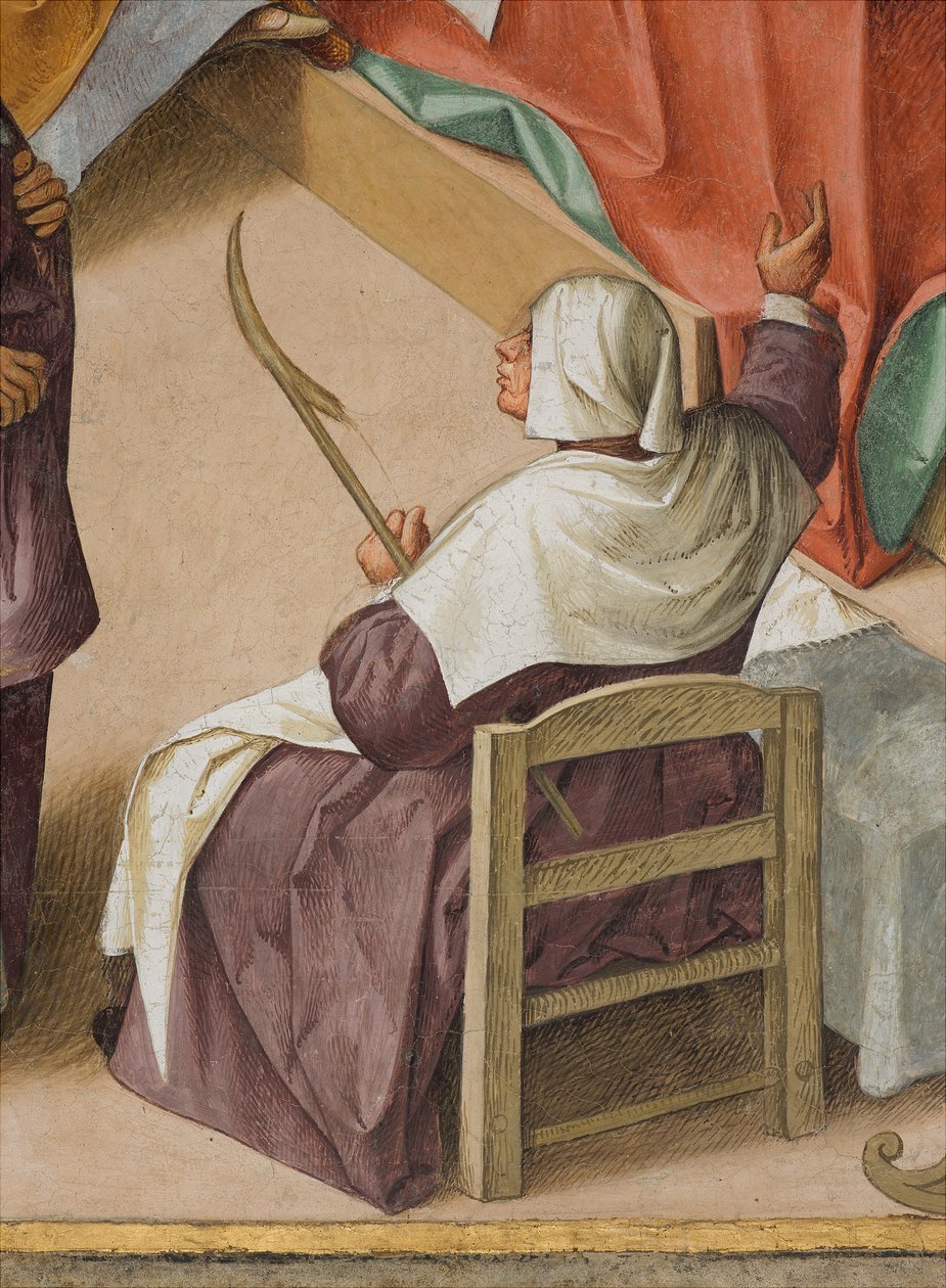 Central Nave, Second North Span, Birth of the Virgin, Boccaccio Boccaccino 1514-15, Detail od Boccaccio Boccaccino
