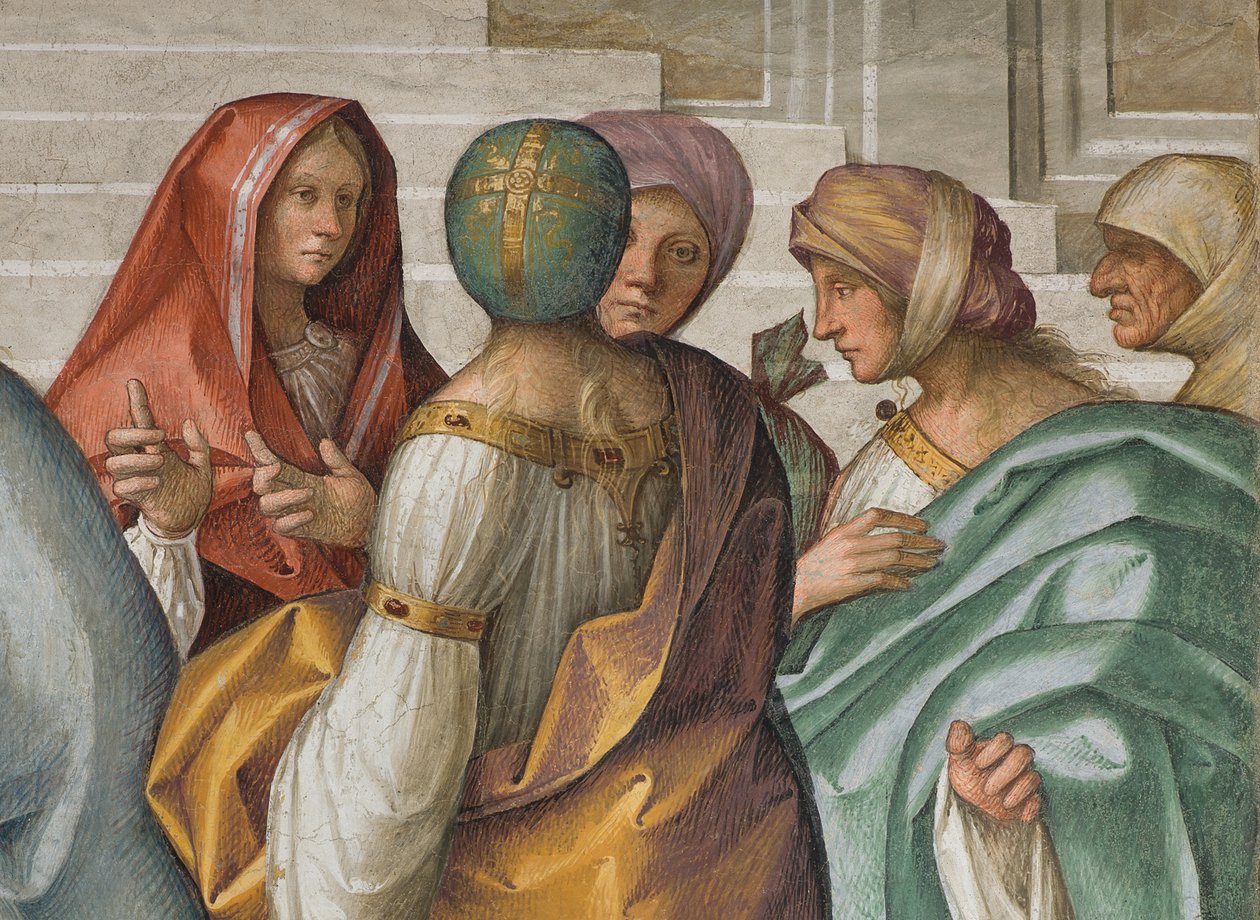 Central Nave, Second North Span, Marriage of the Virgin, Boccaccio Boccaccino 1514-15, Detail od Boccaccio Boccaccino