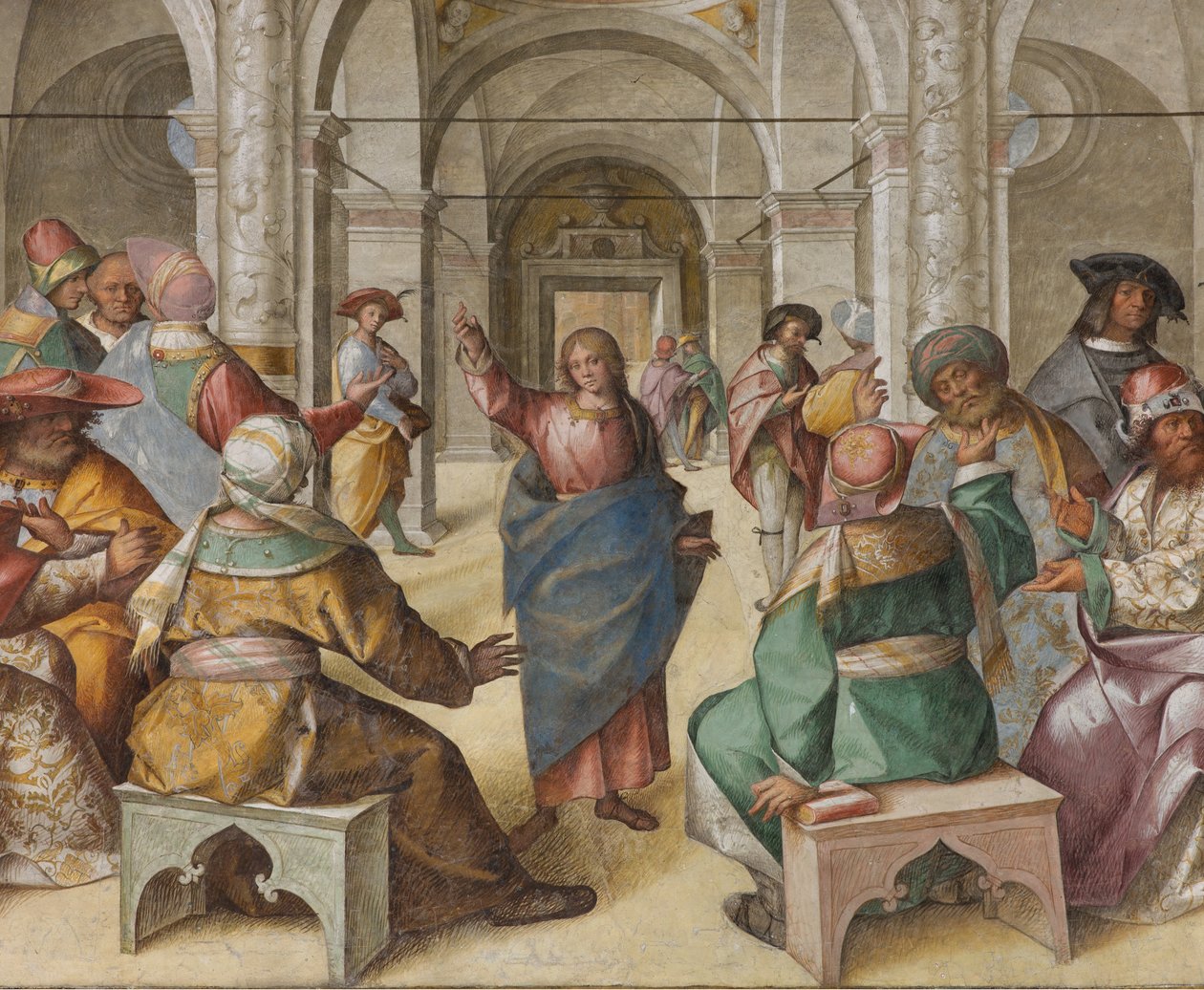Presbytář, Osmé severní pole, Spor o Ježíše, Boccaccio Boccaccino od Boccaccio Boccaccino