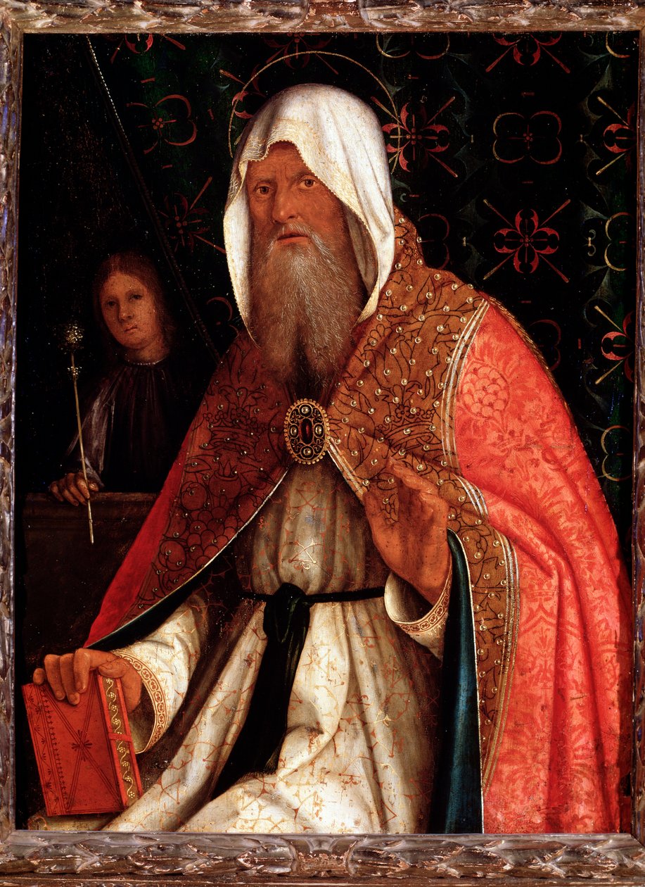 Apoštol svatý Matouš (Apoštol svatý Matouš) Obraz od Boccaccia Boccaccina (1467-1524) Florencie, Palazzo Pitti od Boccaccio Boccaccino