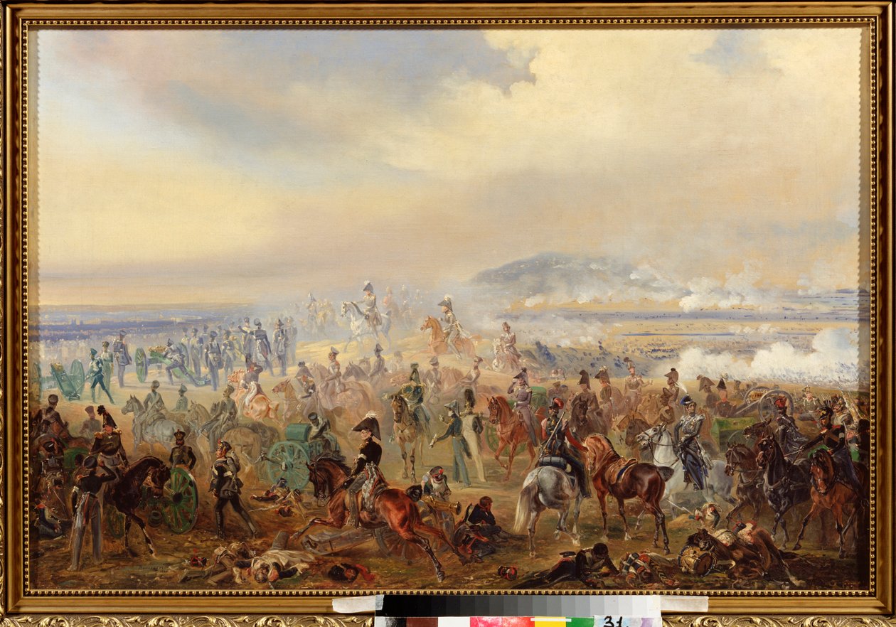 Bitva u Lipska v říjnu 1813 (nebo Bitva národů, napoleonská válka od Bogdan Willewalde