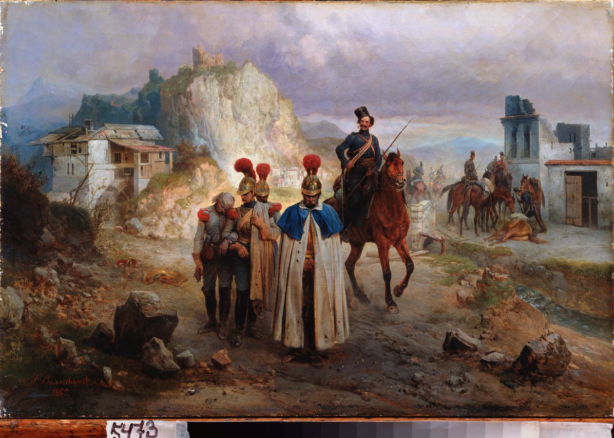 Zajatí Francouzi v roce 1814) od Bogdan Willewalde