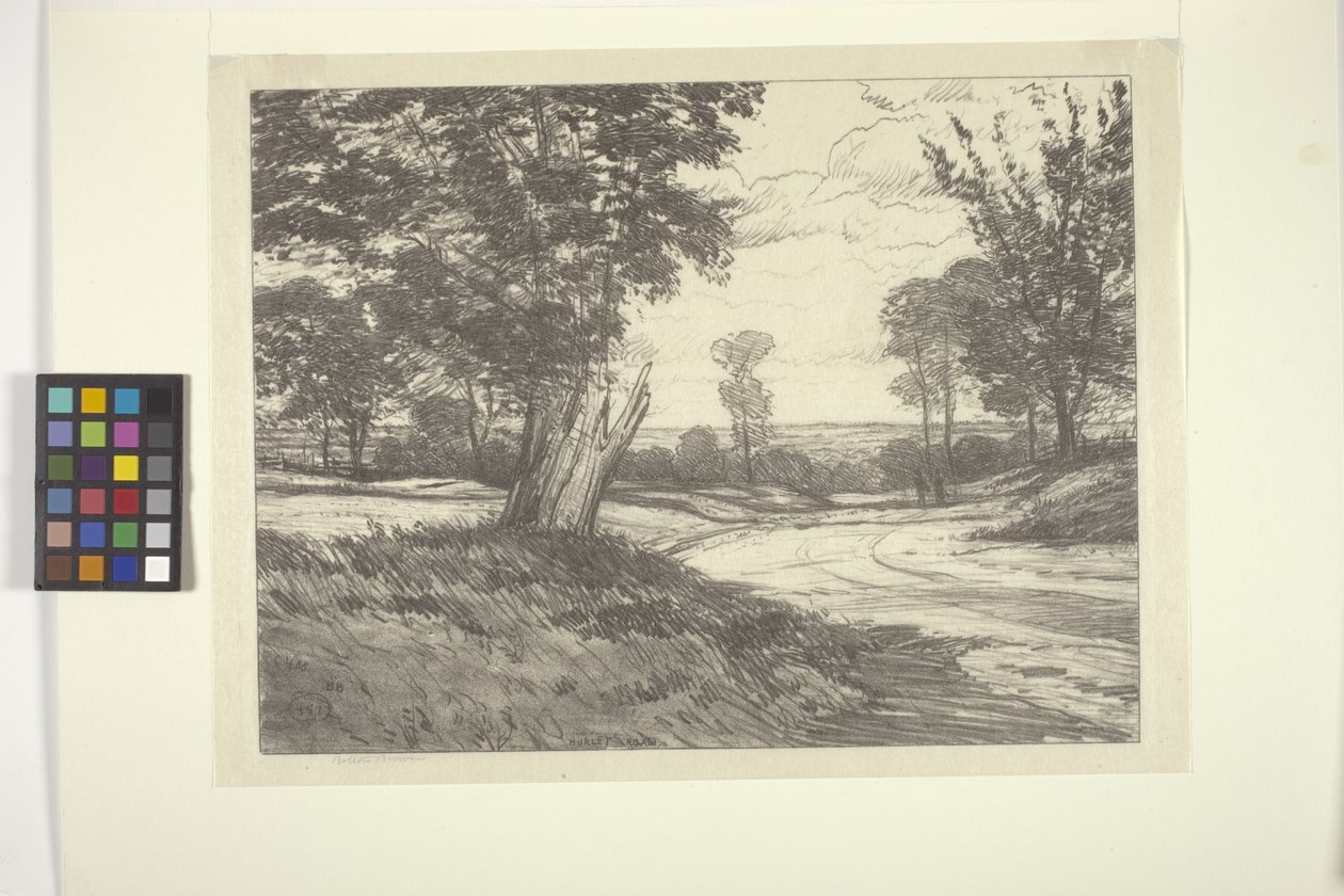 Hurley Road (inkoust na papíře) od Bolton Coit Brown