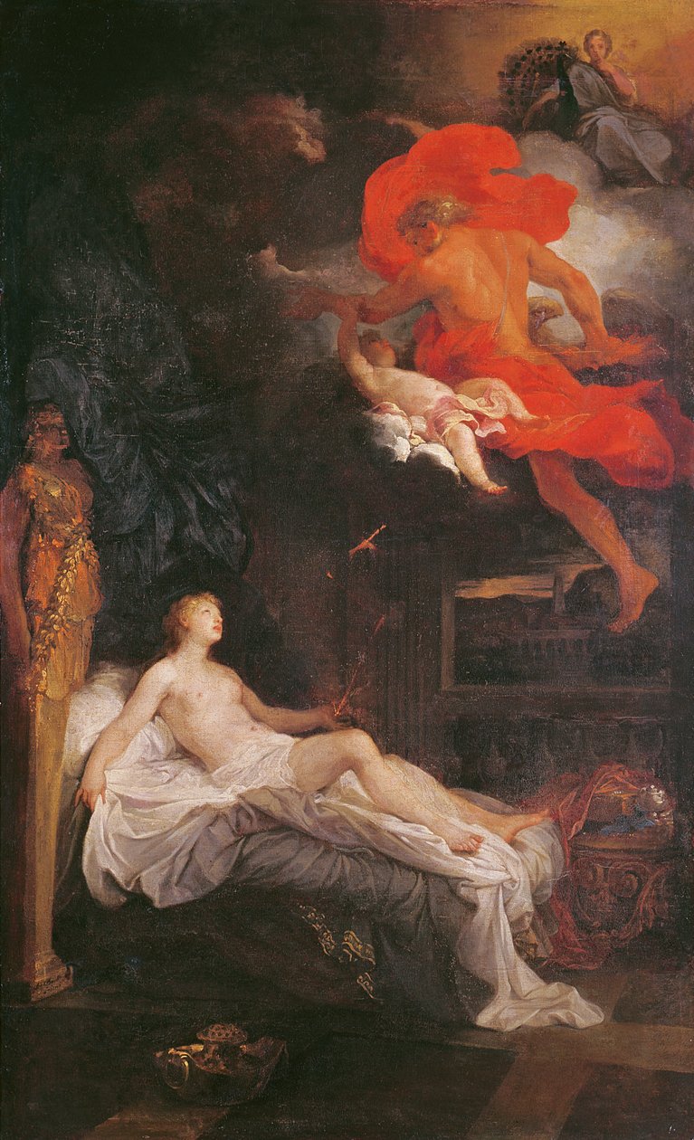 Jupiter a Semele, 1704 od Bon de Boulogne