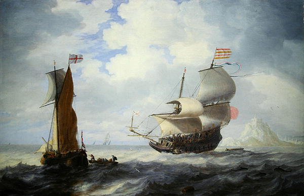 Marine (olej na plátně) od Bonaventura Peeters