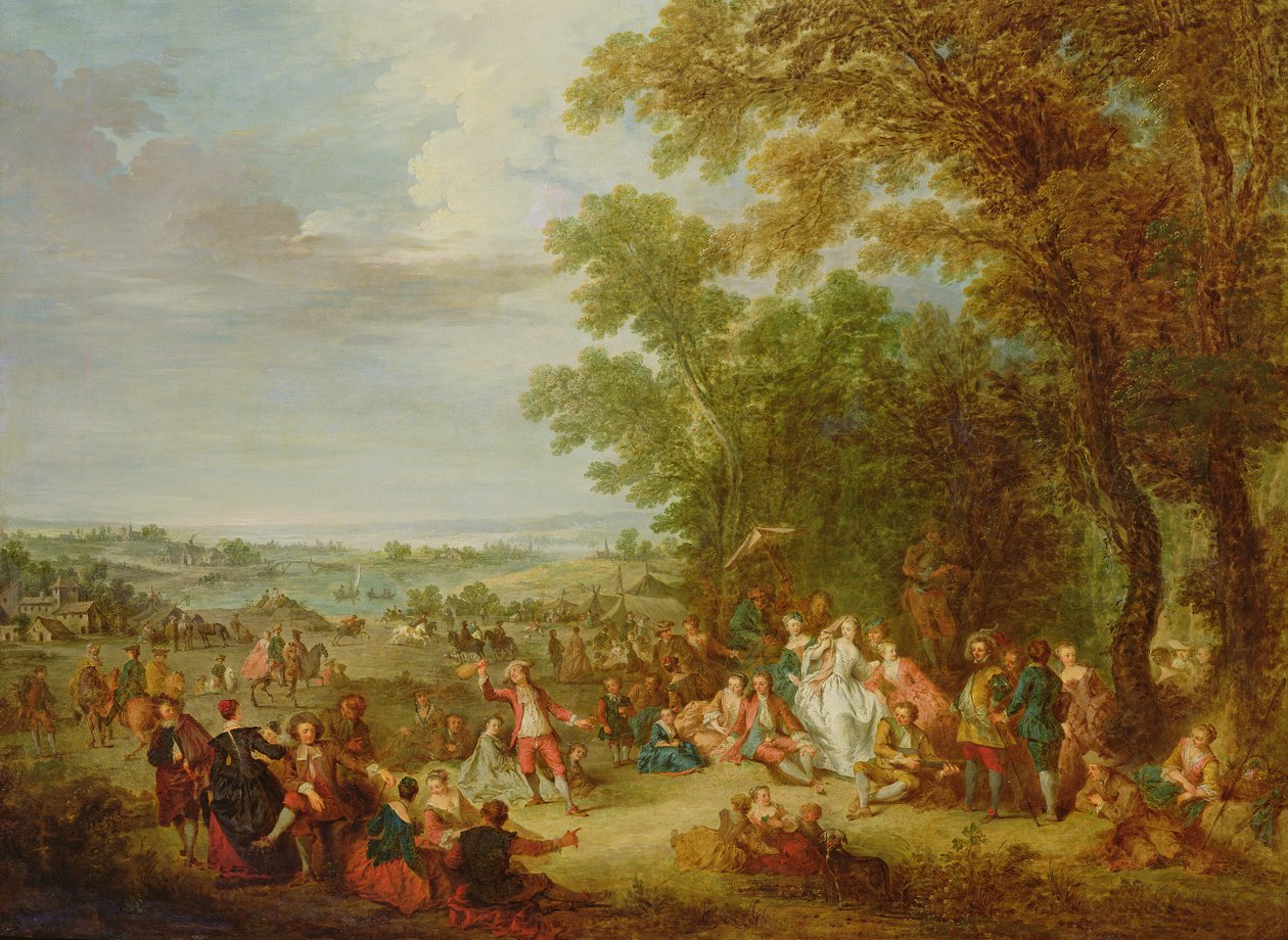 Fete Champetre, 1728 od Bonaventure de Bar