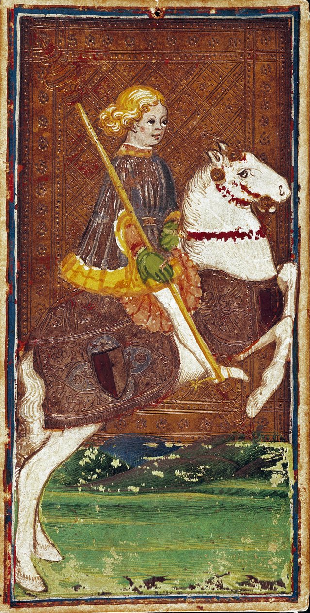Mapa tarotové hry rodiny Visconti Bonifacio Bembo (1420-1482), polovina 15. století - Bergamo, Galleria dell