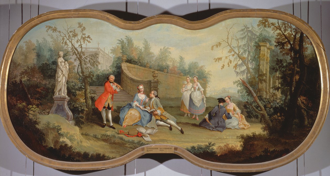 Hudba, 1754 od Boris Vasilievich Sukhodolsky