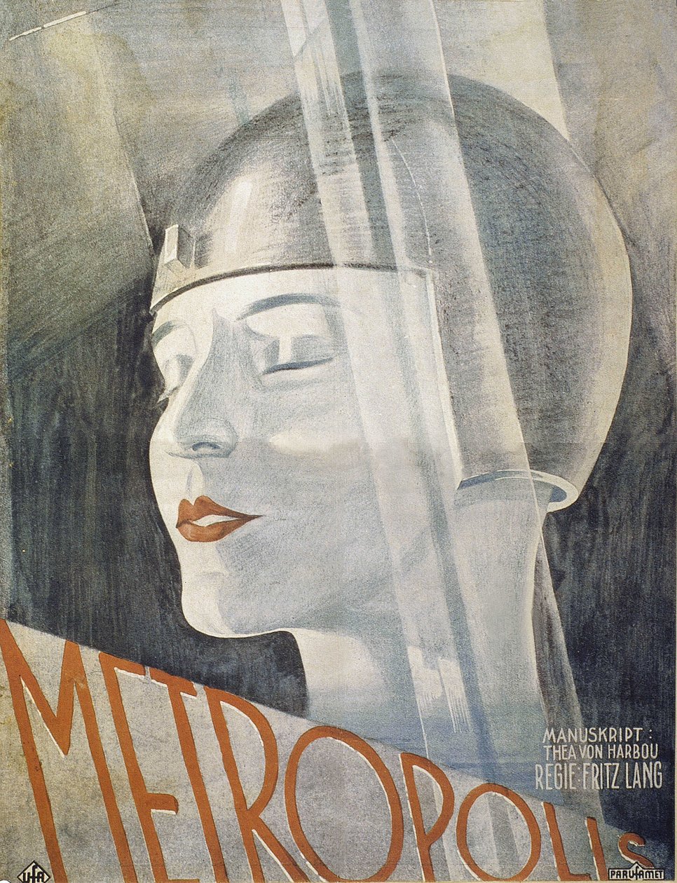 Plakát k filmu Metropolis Fritze Langa (1926). Autorem grafického návrhu je pravděpodobně výtvarník Boris Bilingusky. od Boris Bilinsky