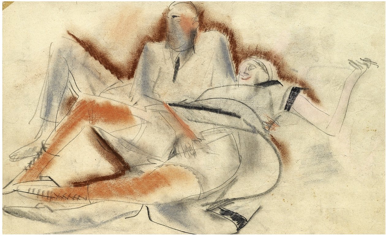 Erotická kresba od Boris Dmitrievich Grigoriev