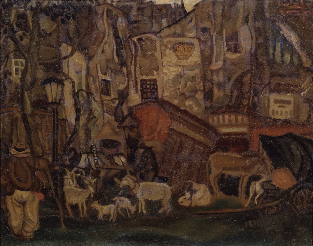 Stará Paříž, 1913 od Boris Dmitrievich Grigoriev