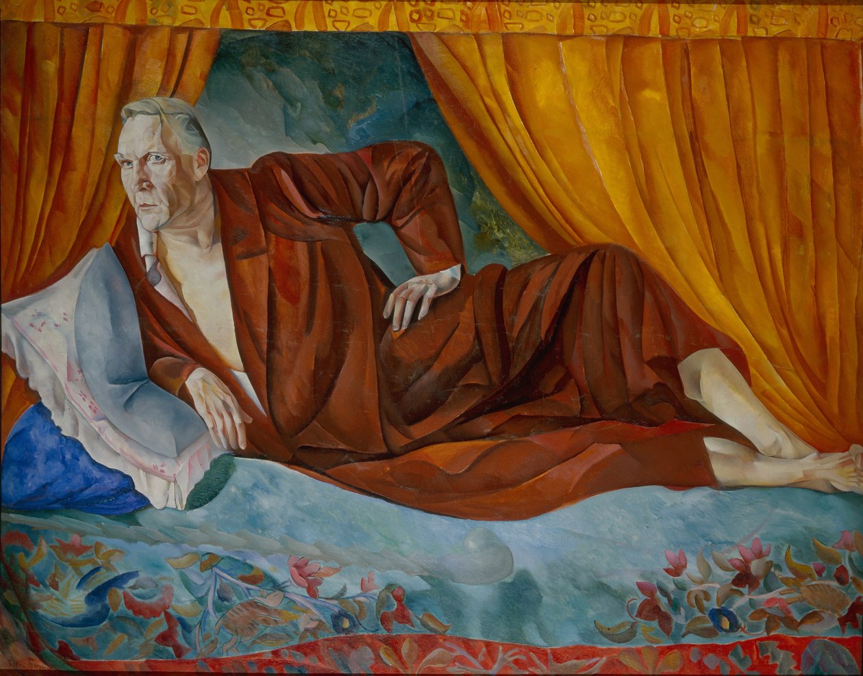Portrét zpěváka Fjodora I. Šaljapina 1873-1938, 1918 od Boris Dmitrievich Grigoriev