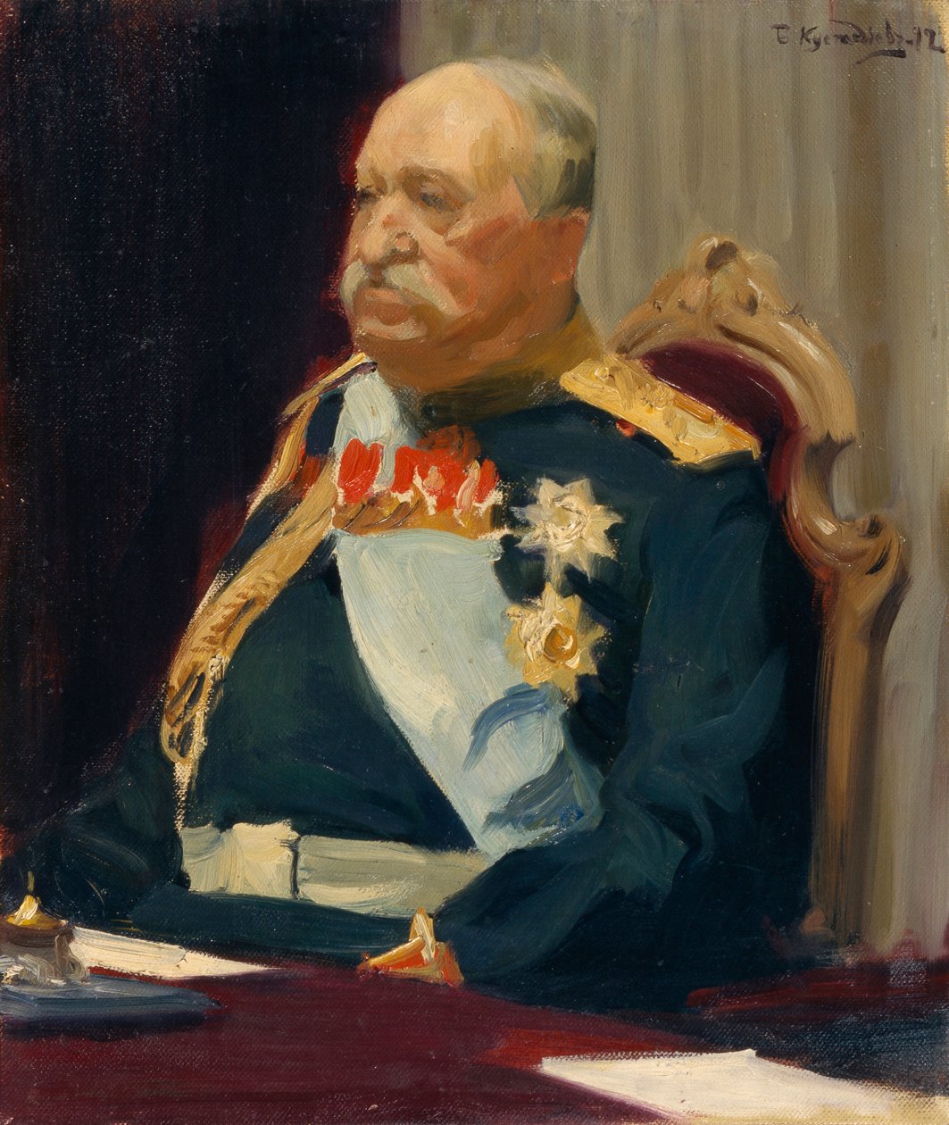 Portrét hraběte Nikolaje Pavloviče Ignatijeva (1832-1908), homme d