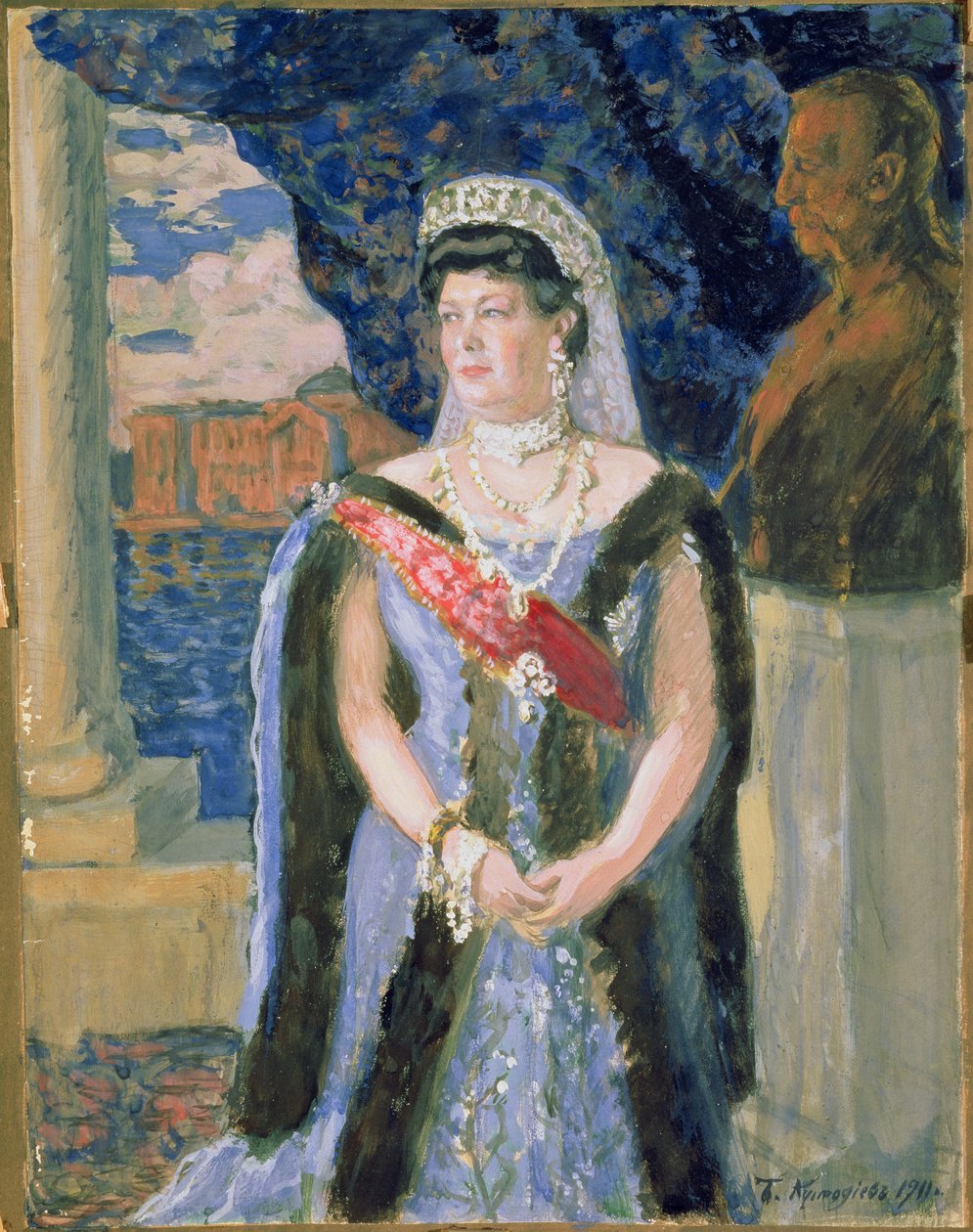 Portrét velkovévodkyně Marie Pavlovny, 1911 od Boris Mikhailovich Kustodiev
