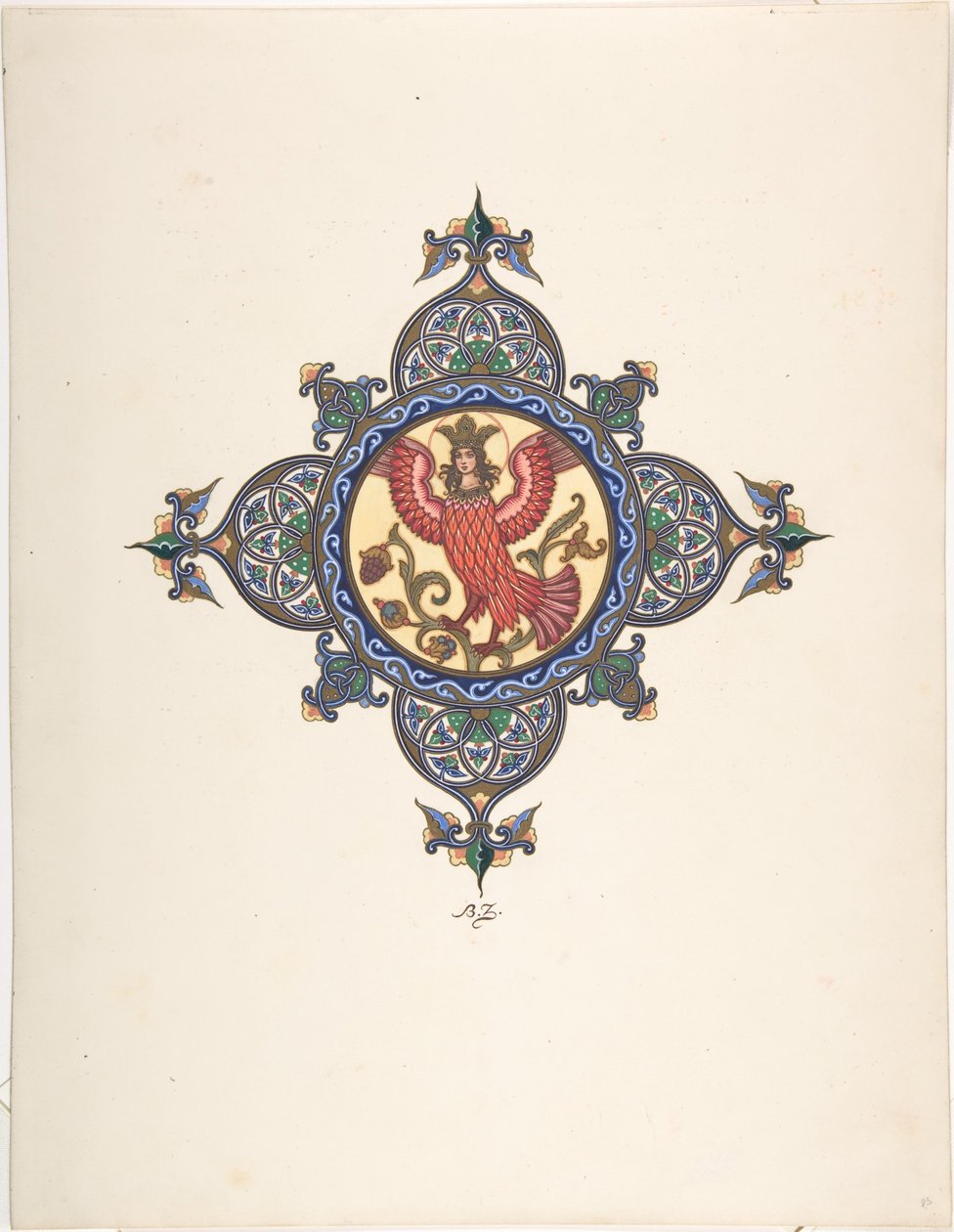 Firebird jako Tsarevna, c. 1925 od Boris Vasilievich Zvorykin