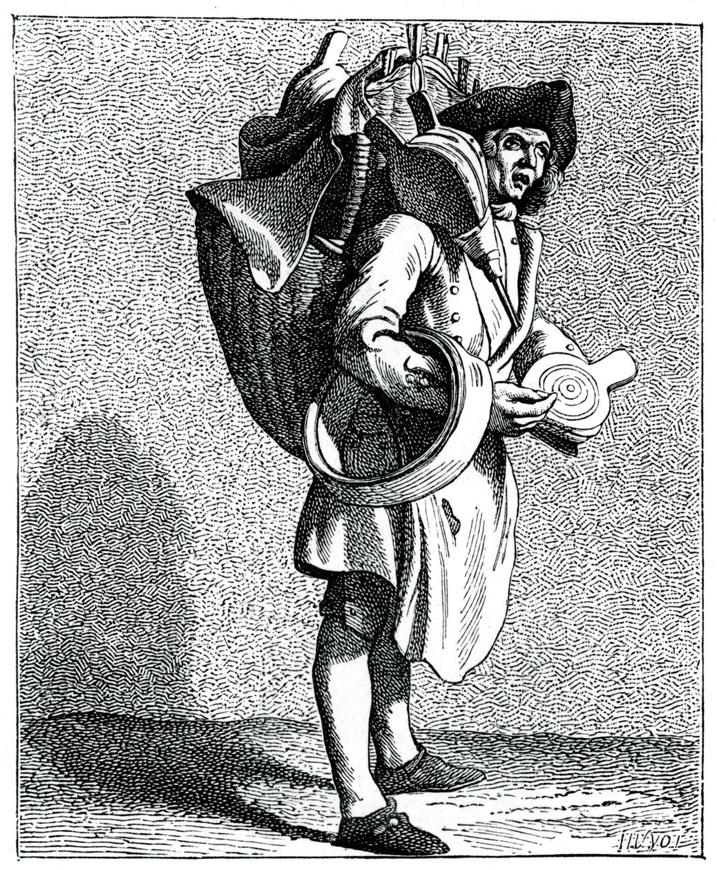 Měchy nebo vědra k opravě!, 1737-1742. od Bouchardon
