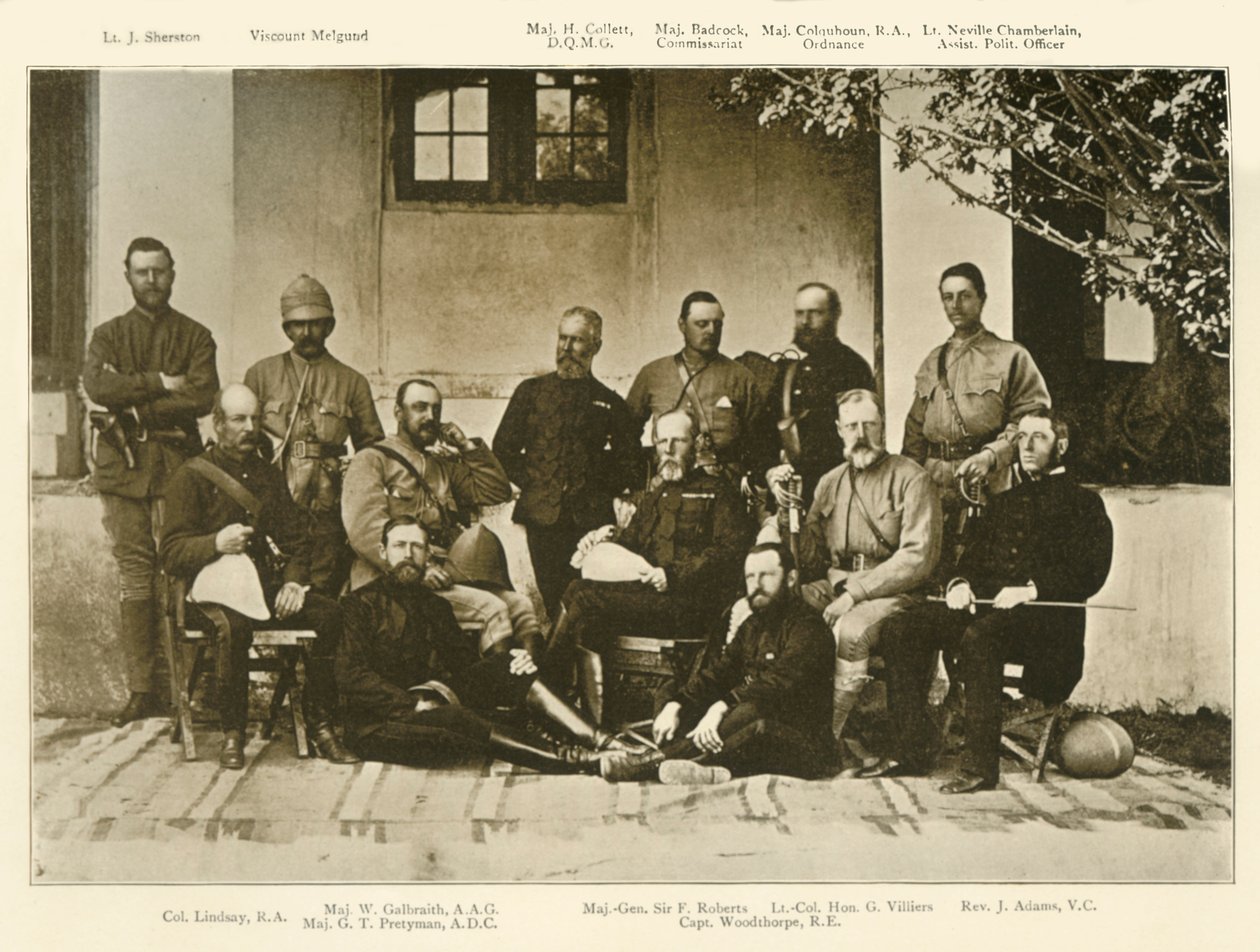 Generál Robertss Staff, Kandahárská expedice, c1880, 1901. od Bourne and Shepherd