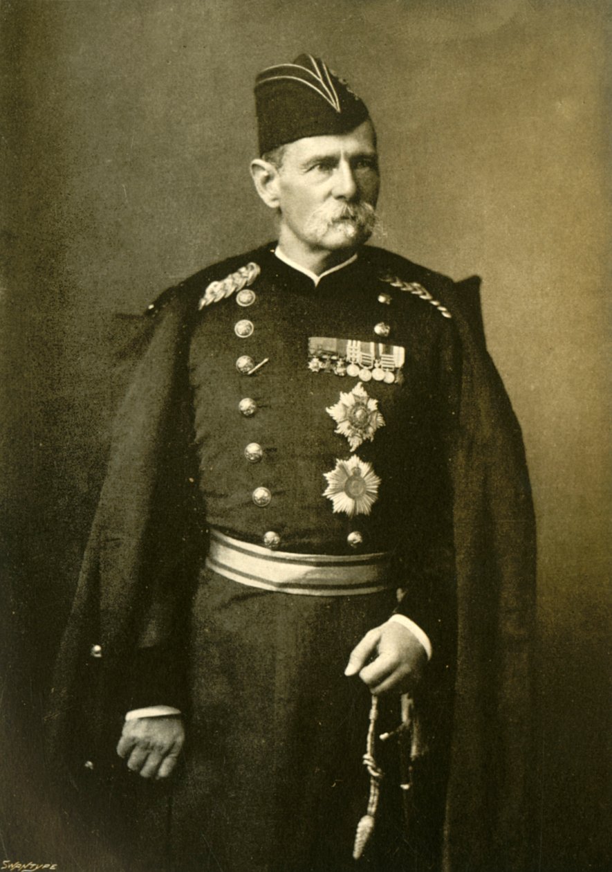 Lord Roberts, 1. baron z Kandaháru, vrchní velitel armády v Indii, 90. léta 19. století, 1901. od Bourne and Shepherd