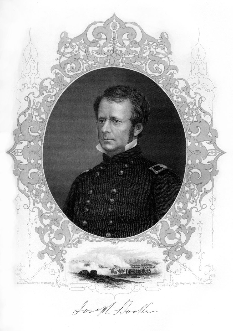 Generál Joseph Hooker, generálmajor v armádě Unie, 1862-1867. od Brady