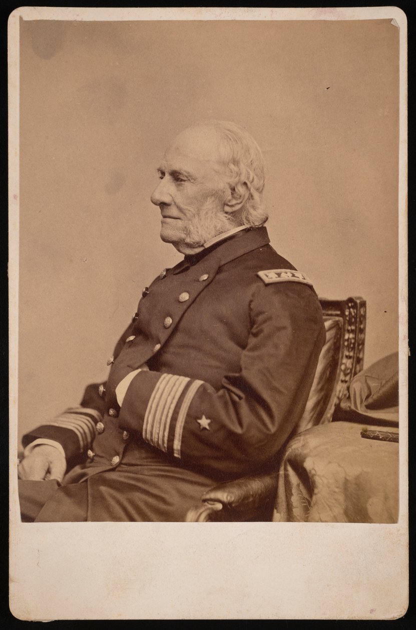 Portrét admirála Williama Branforda Shubricka 1790-1874, před rokem 1874. od Brady