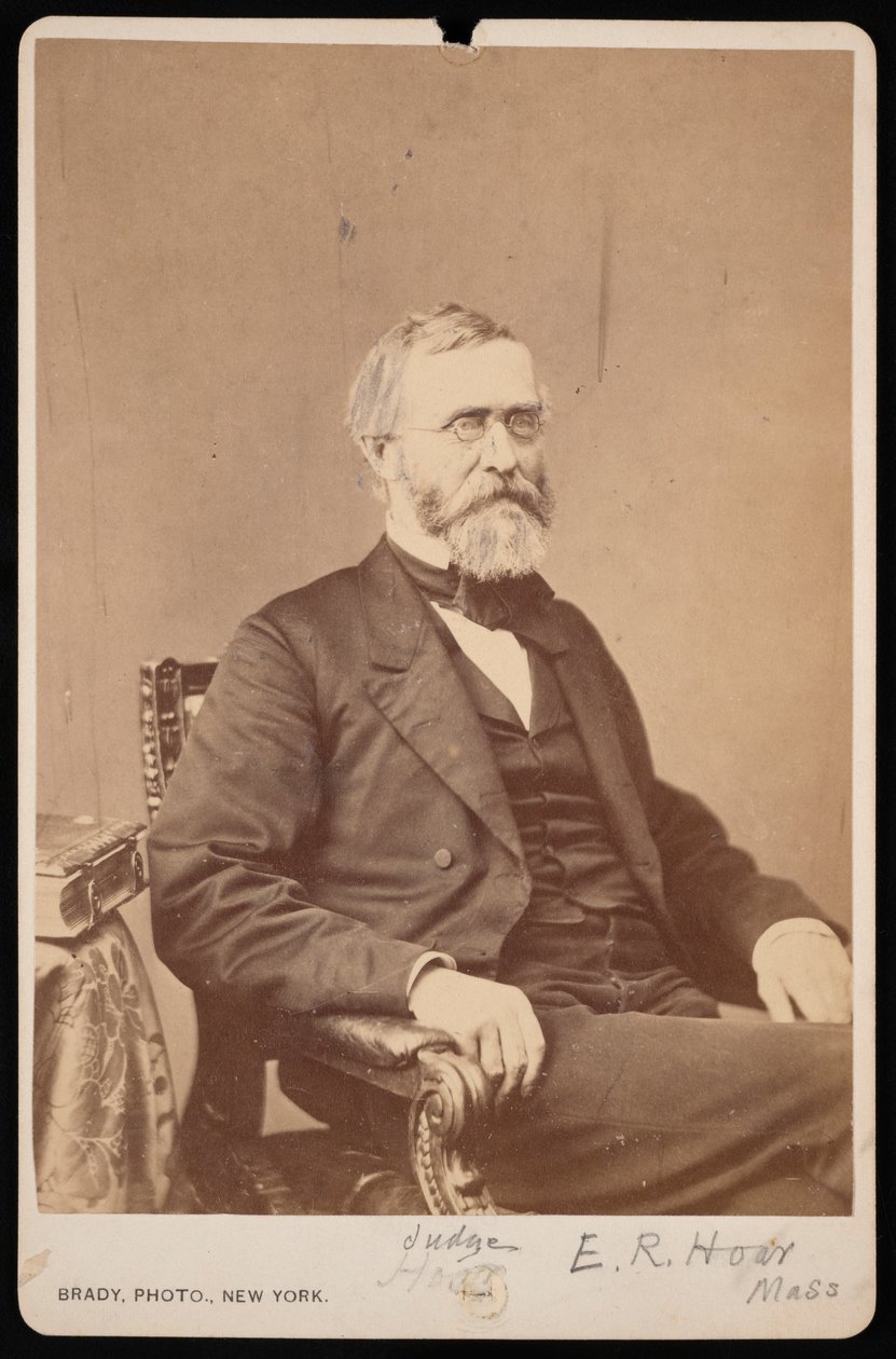 Portrét Ebenezer Rockwood Hoar 1816-1895, před rokem 1895. od Brady