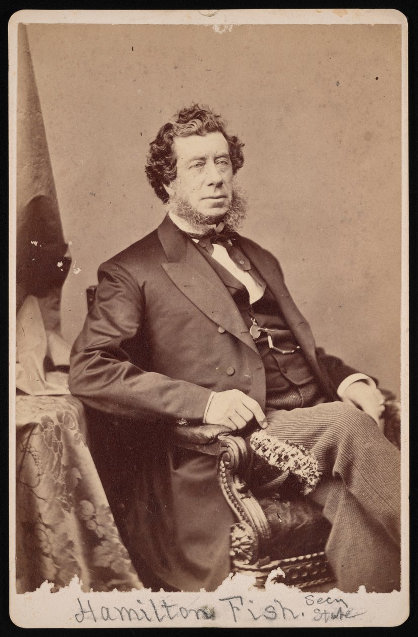 Portrét Hamilton Fish 1808-1893, před rokem 1893. od Brady