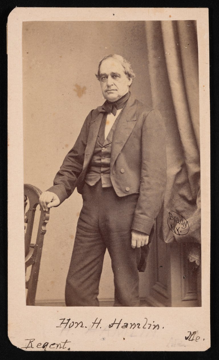 Portrét Hannibala Hamlina 1809-1891, 1857. od Brady