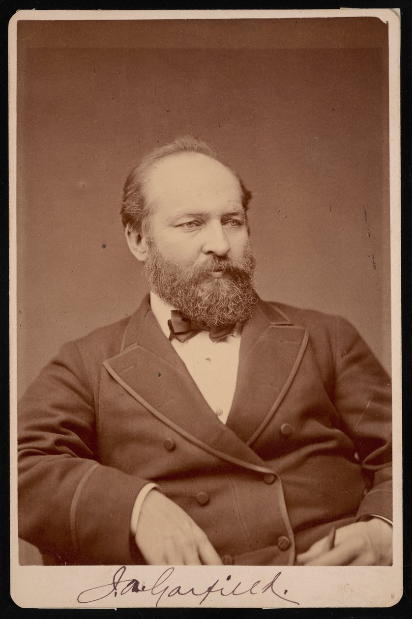 Portrét Jamese Abrama Garfielda 1831-1881, před rokem 1876. od Brady