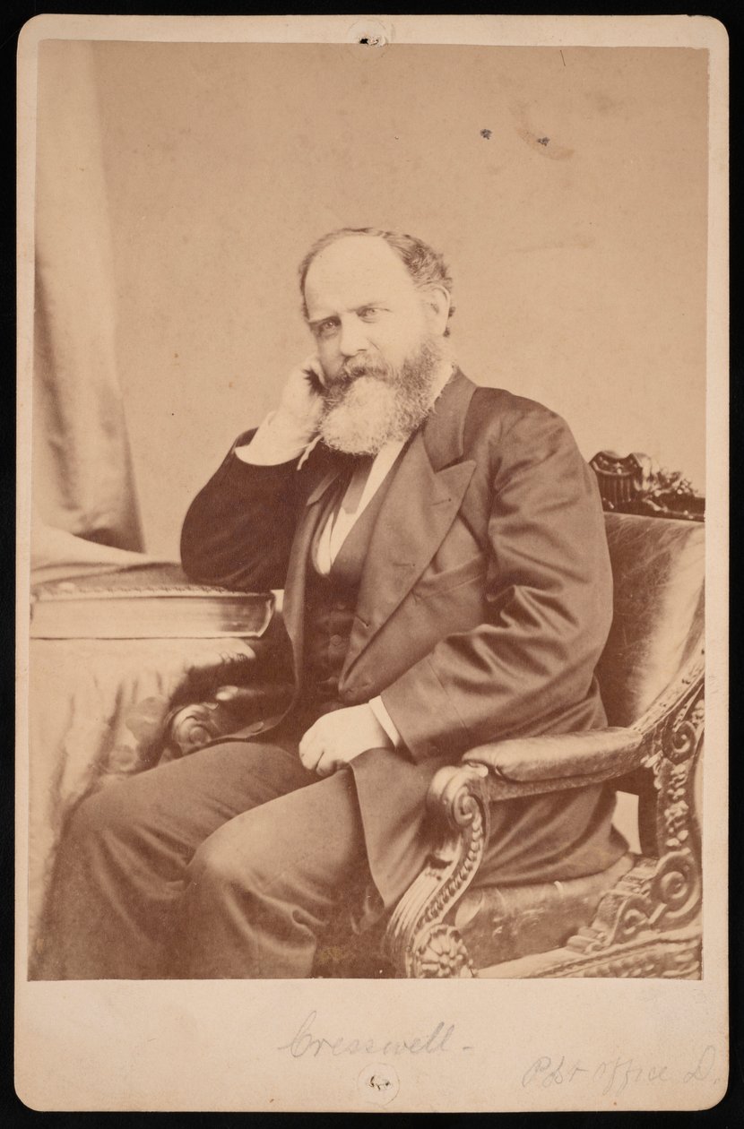Portrét Johna Angela Jamese Creswella 1828-1891, před rokem 1891. od Brady