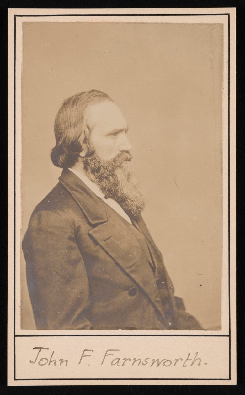 Portrét Johna Franklina Farnswortha 1820-1897, před rokem 1897. od Brady