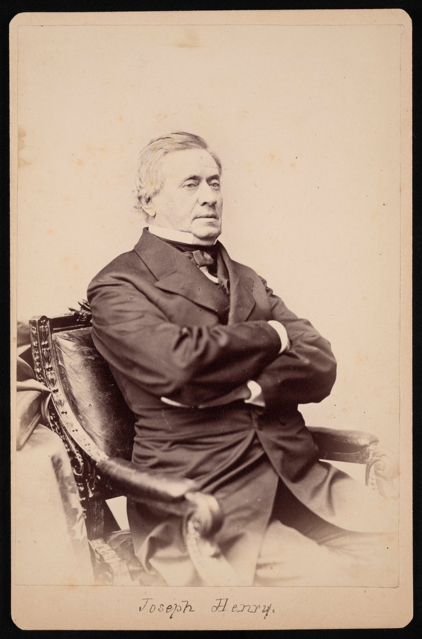Portrét Josepha Henryho 1797-1878, mezi 1868 a 1878. od Brady