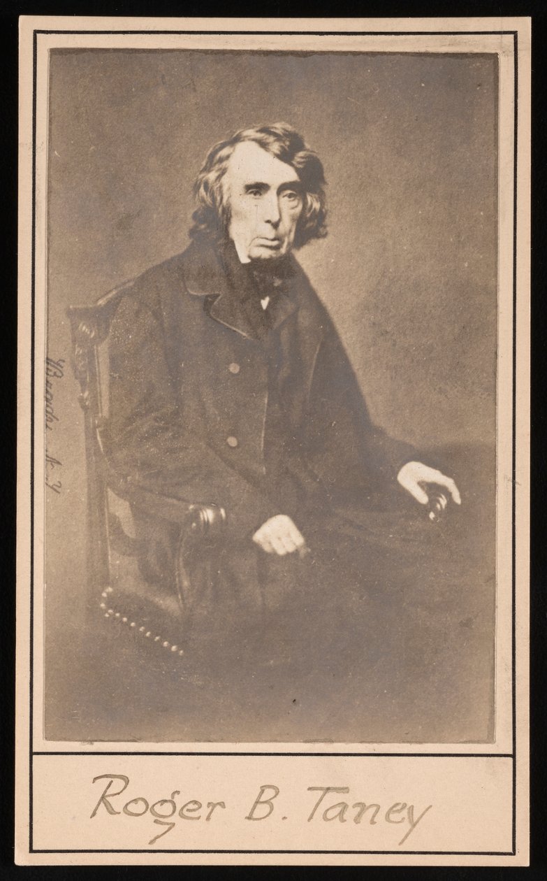 Portrét Rogera Brooke Taney 1777-1864, před rokem 1864. od Brady