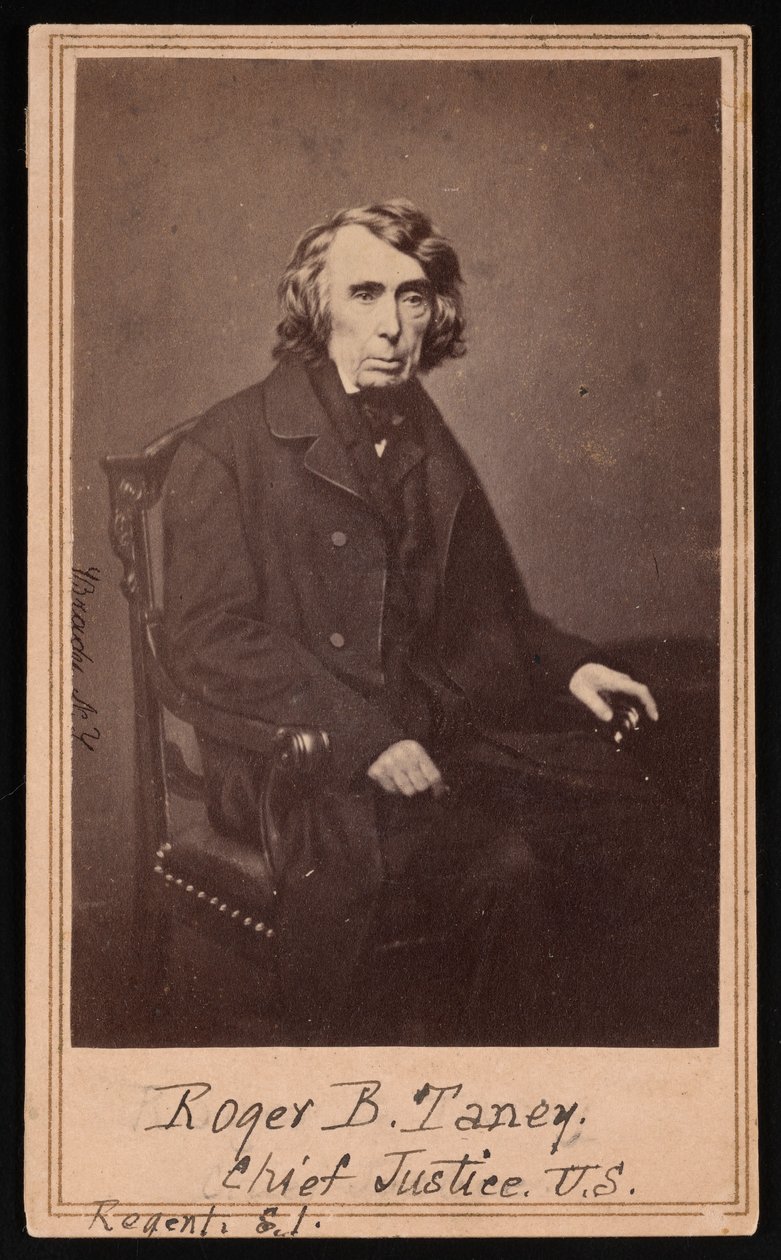 Portrét Rogera Brooke Taney 1777-1864, před rokem 1864. od Brady
