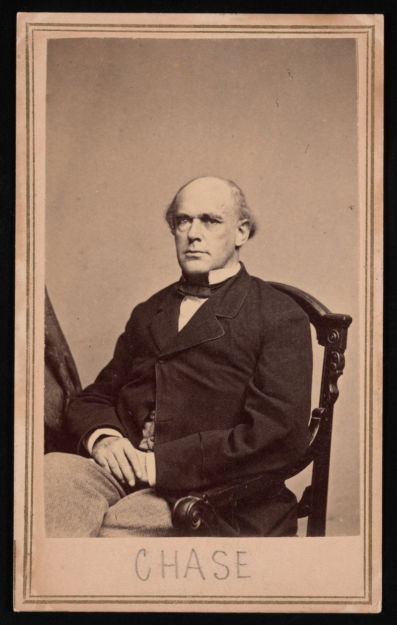 Portrét Salmon Portland Chase 1808-1873, před rokem 1873. od Brady