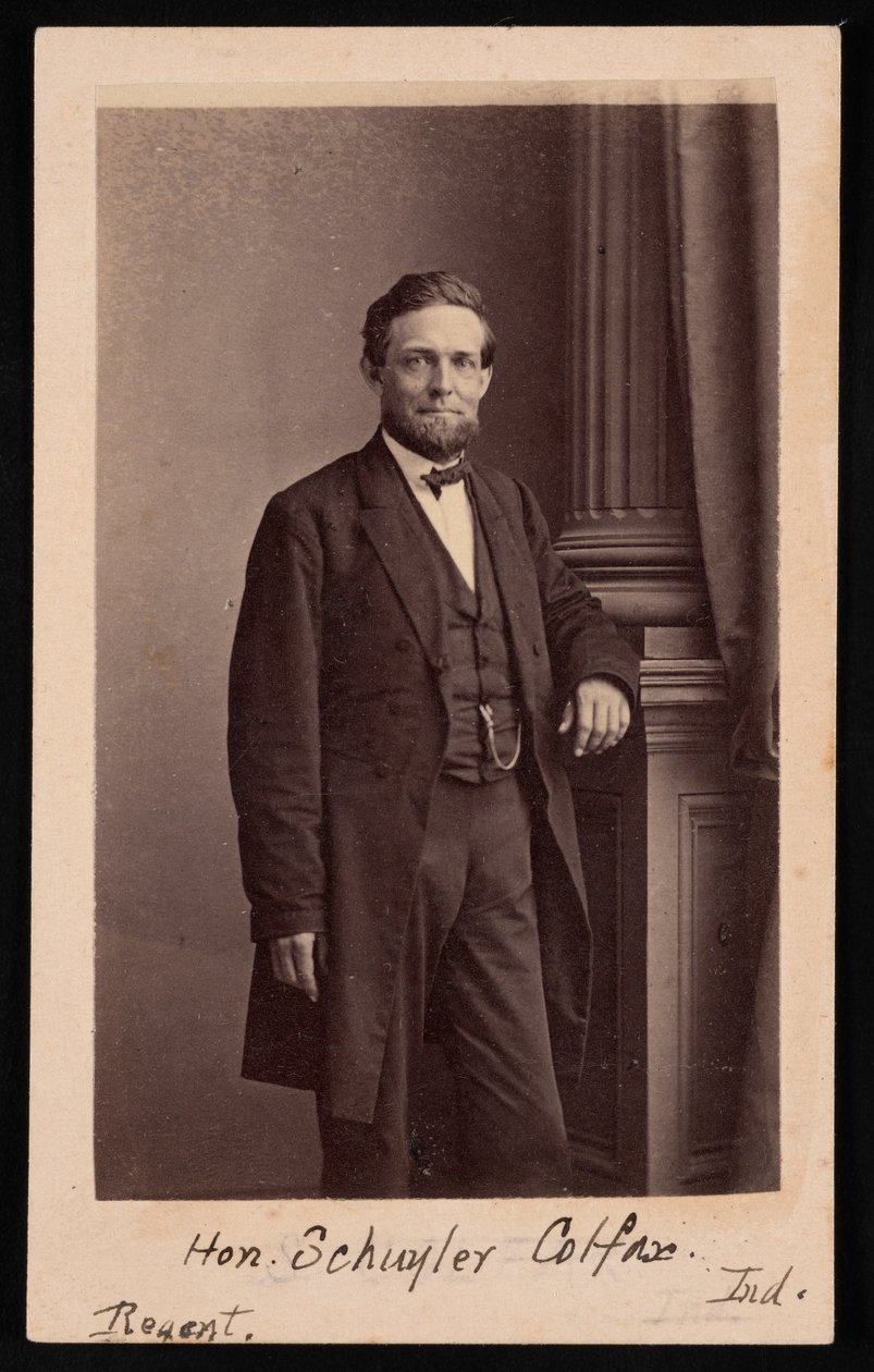 Portrét Schuyler Colfax 1823-1885, před rokem 1885. od Brady