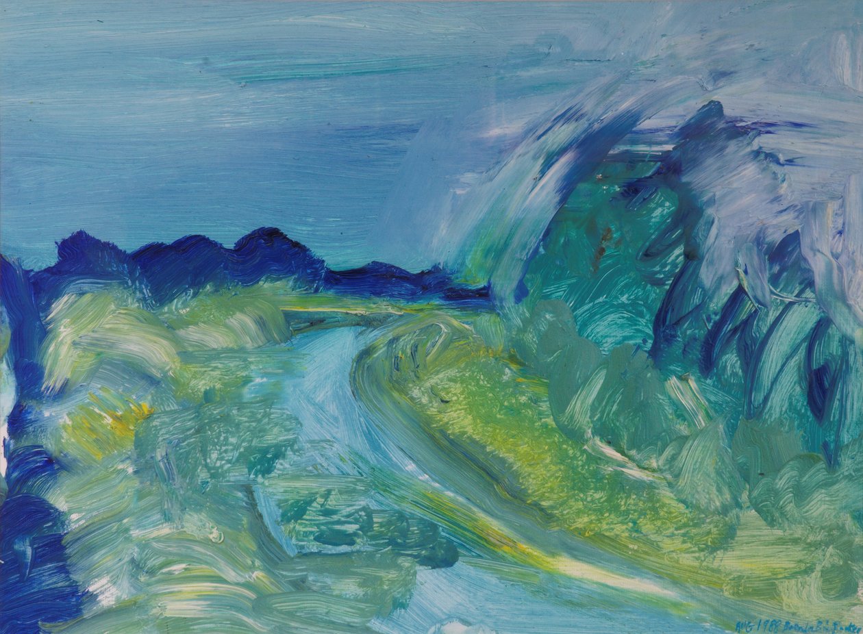 Blue River Landscape I, 1988 od Brenda Brin Booker