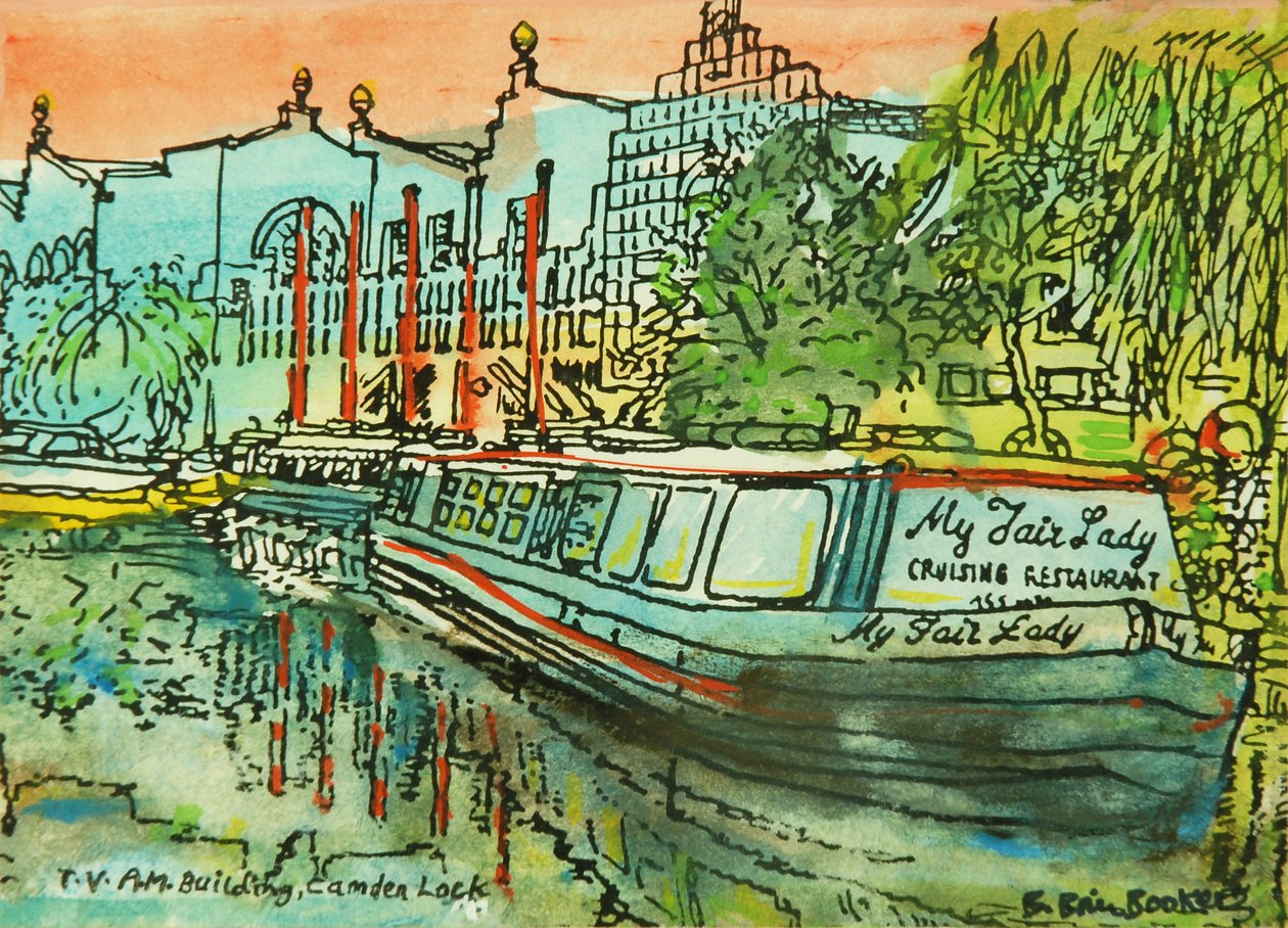 "My Fair Lady" na Regents Canal od Brenda Brin Booker