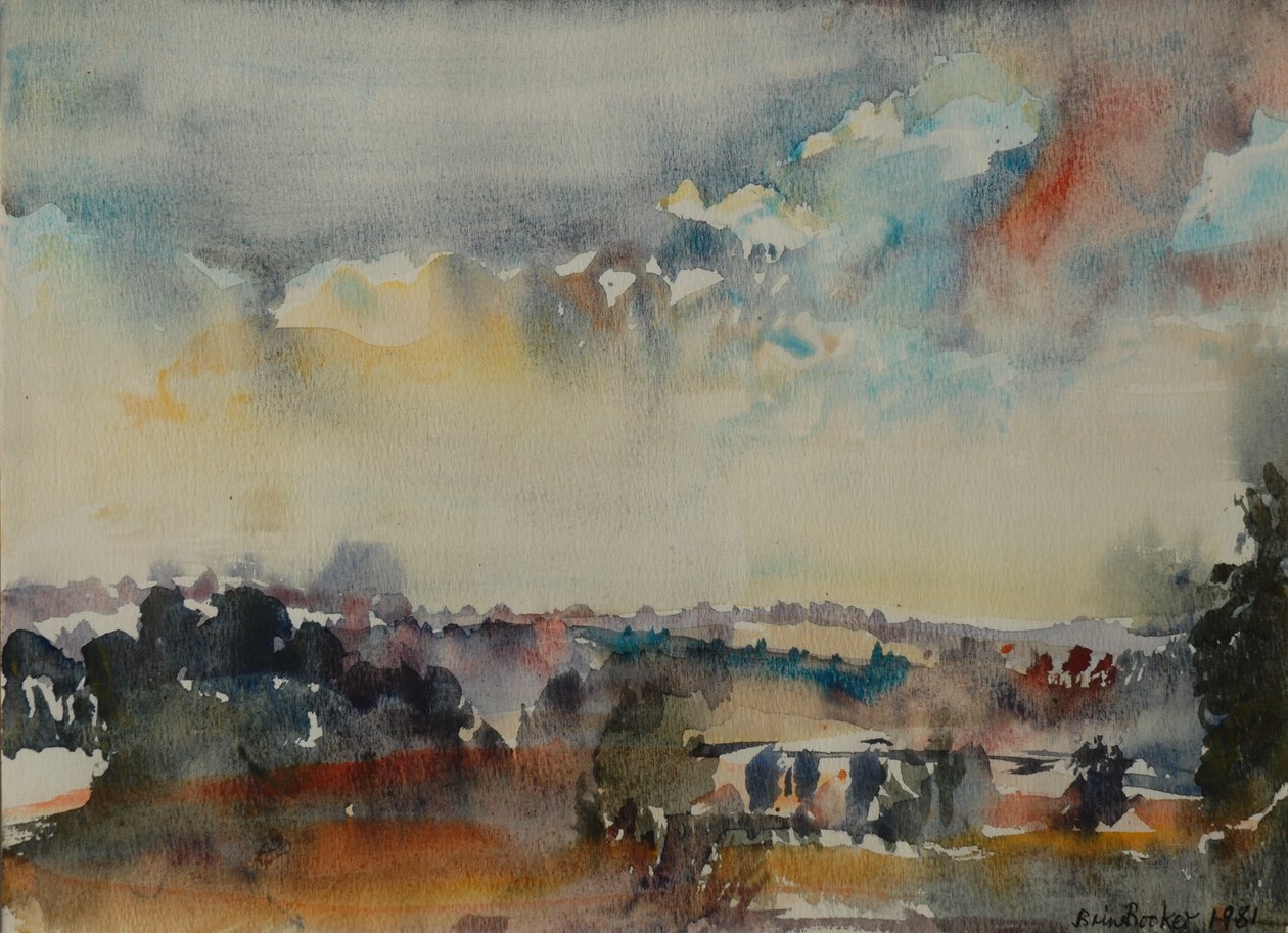 Říjnové nebe, 1981 od Brenda Brin Booker