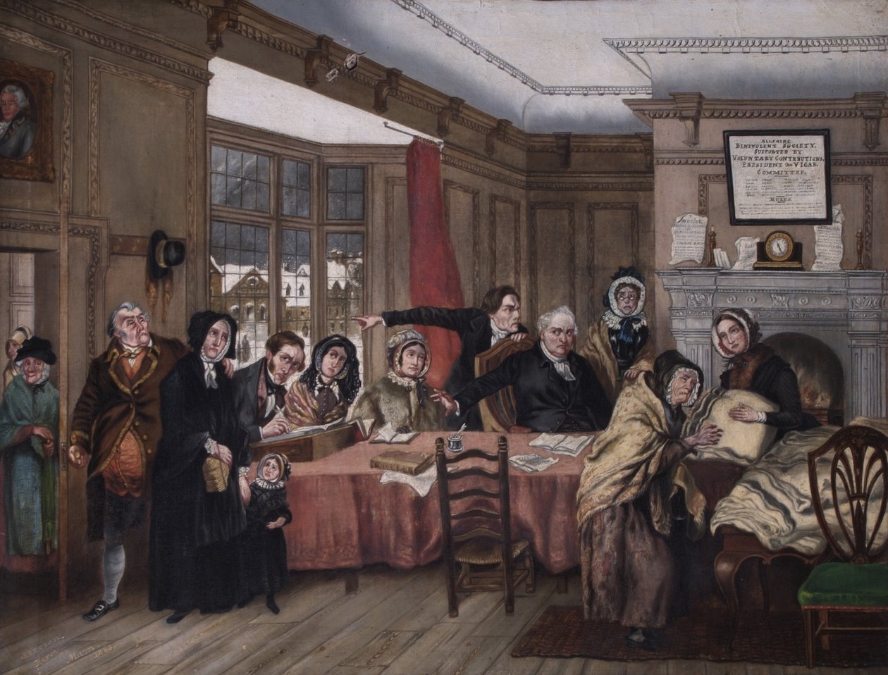 Allfaire Benevolent Society, 1863 od Brian Percy Mann